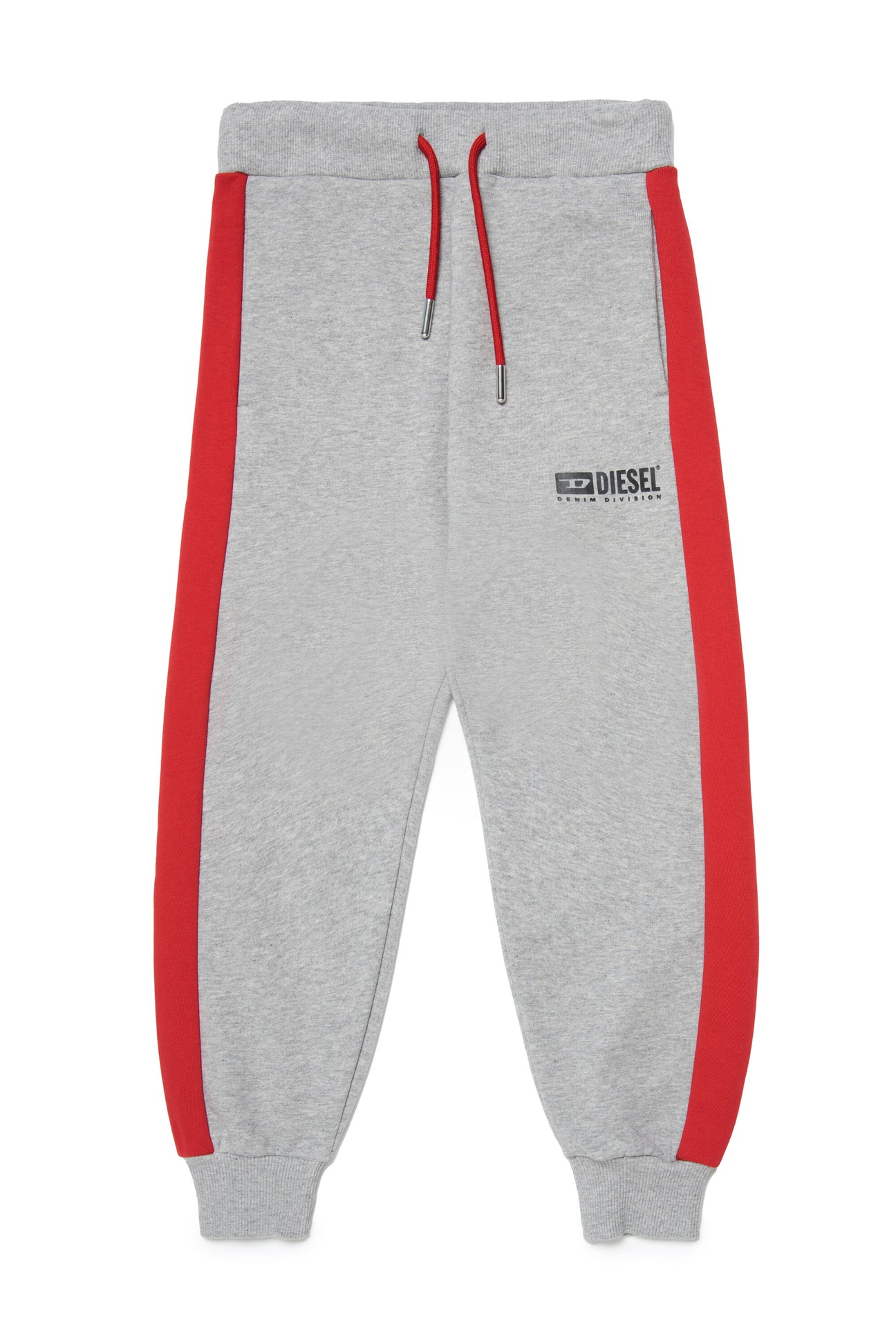 Colorblock fleece branded jogger pants 