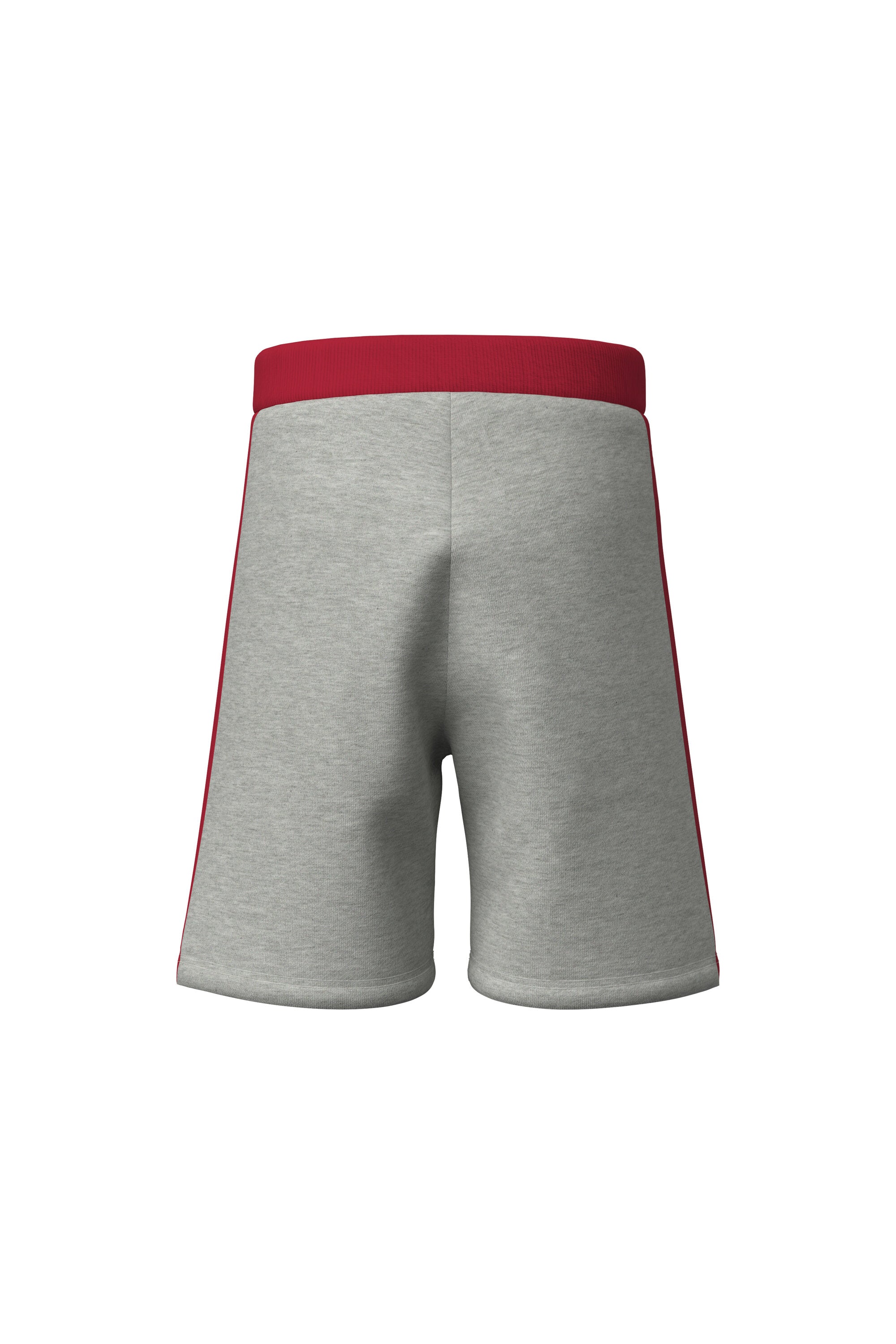 Colorblock fleece branded shorts