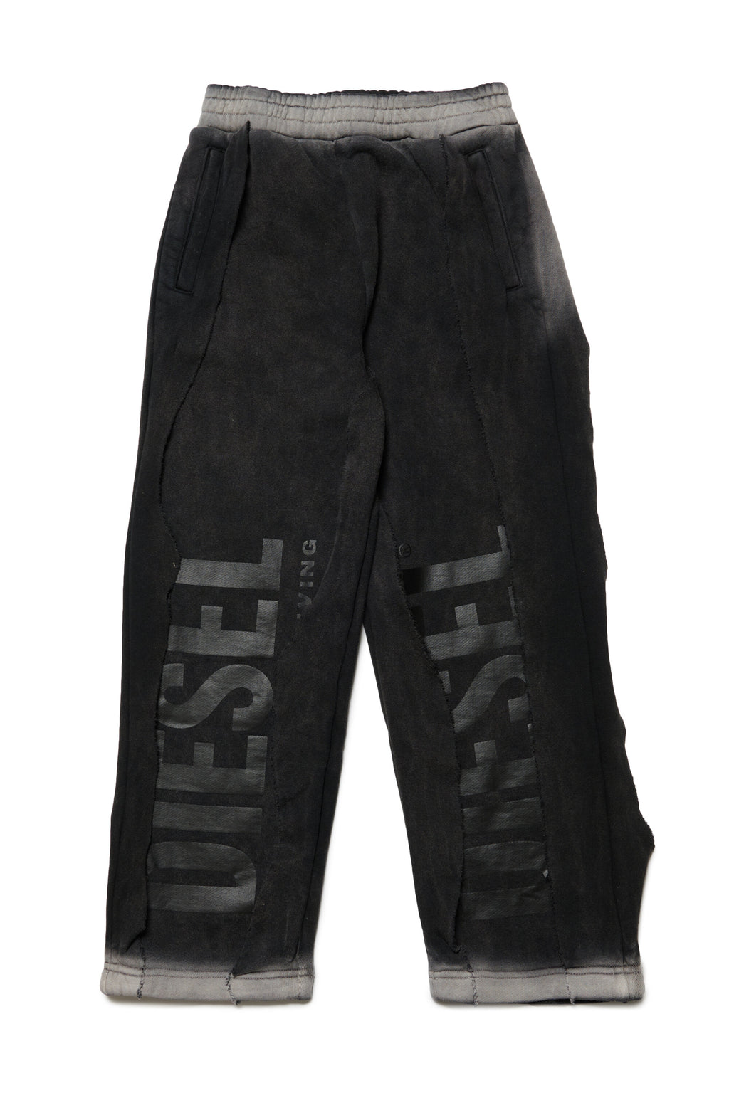 Pantaloni in felpa double layer con logo
