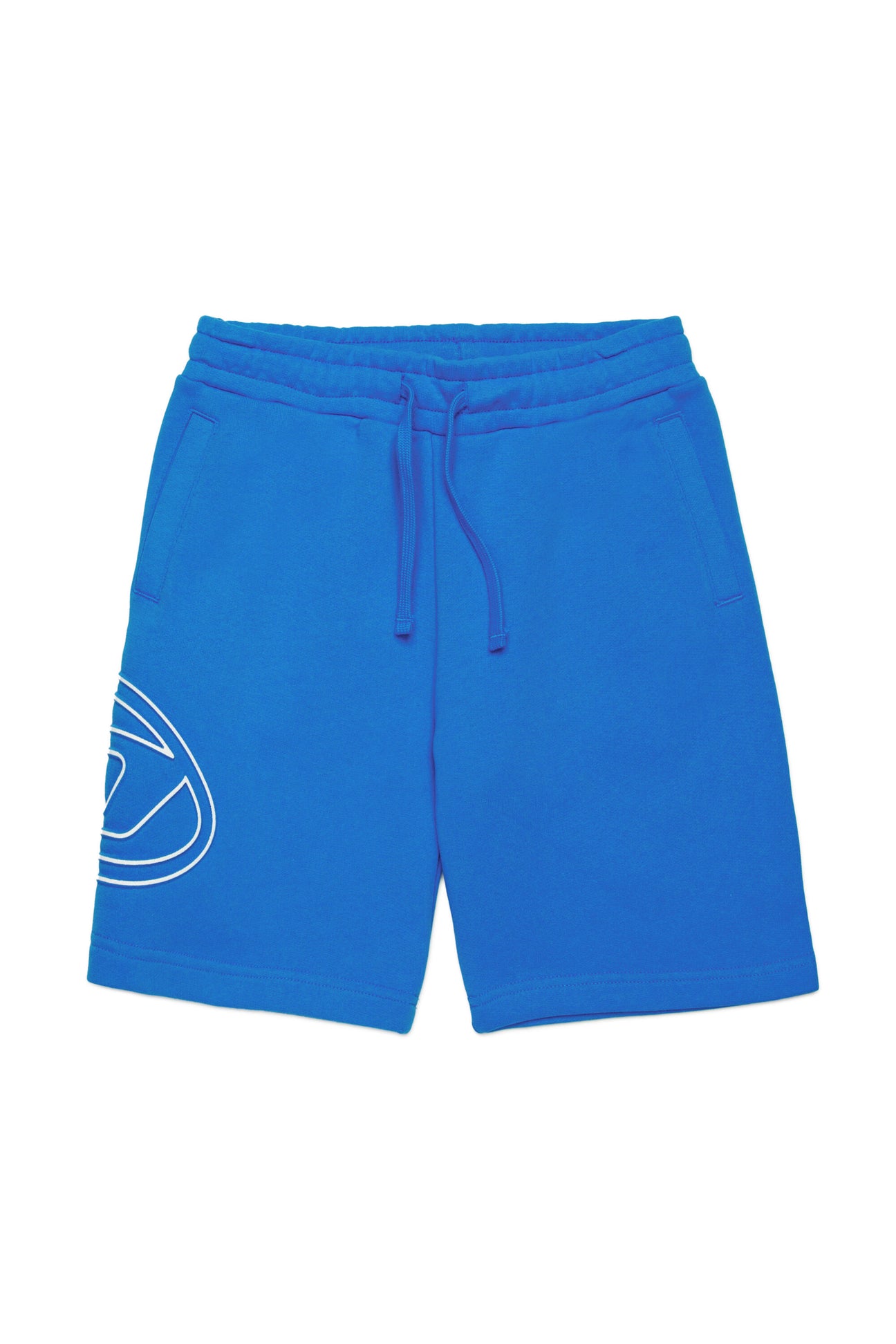 Shorts in felpa con logo Oval D 