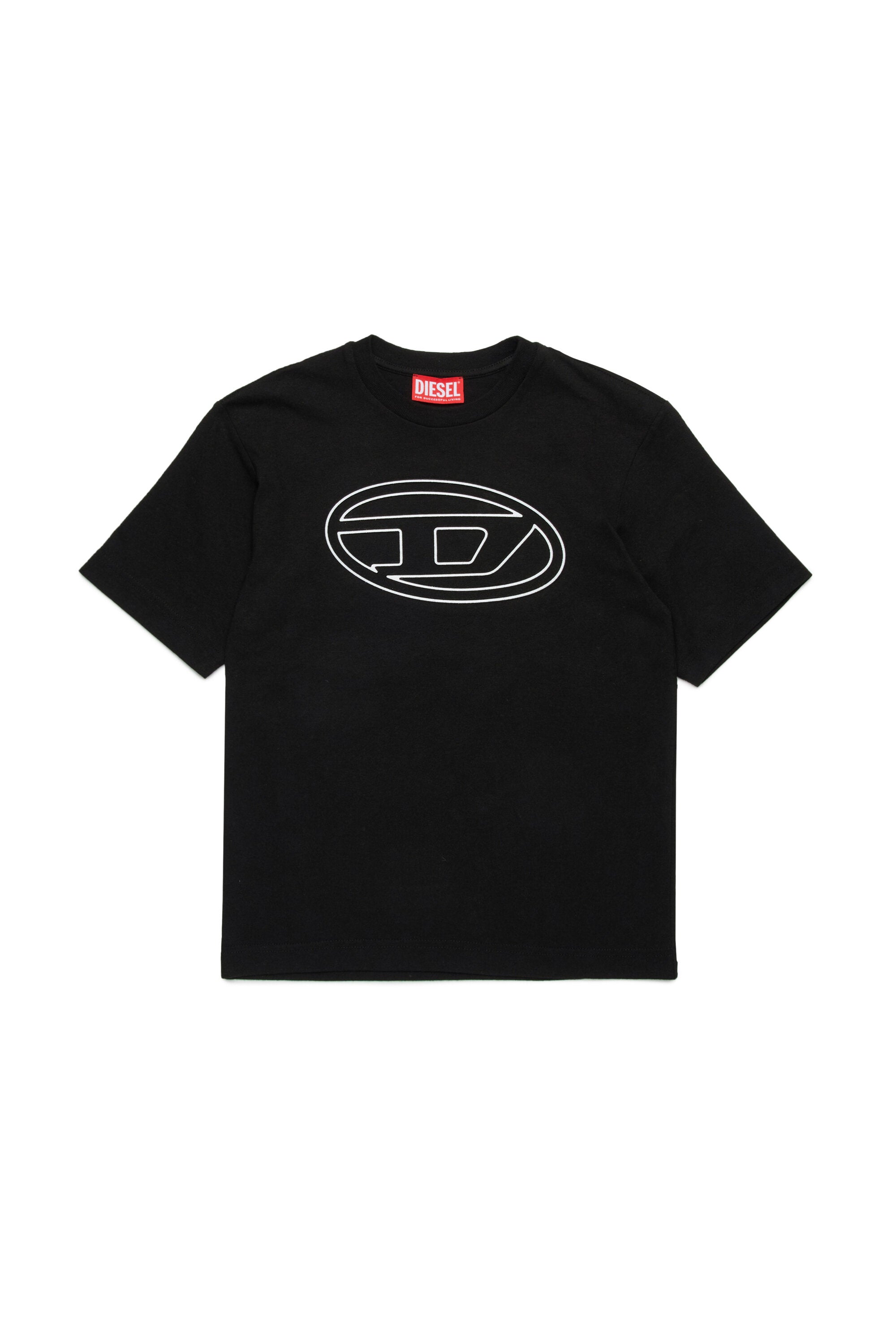 DIESEL boy’s Oval D branded T-shirt | BRAVE KID