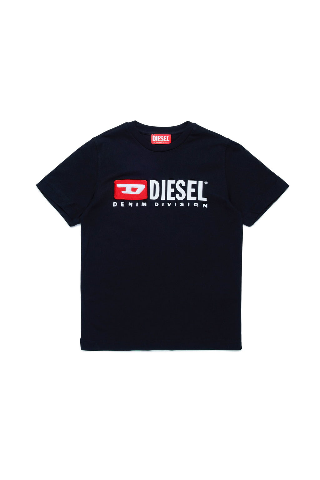 T-shirt with breaks and logo