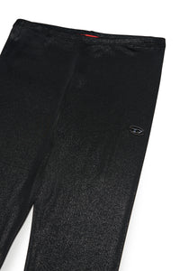 Pantaloni leggings in jersey di viscosa laminato