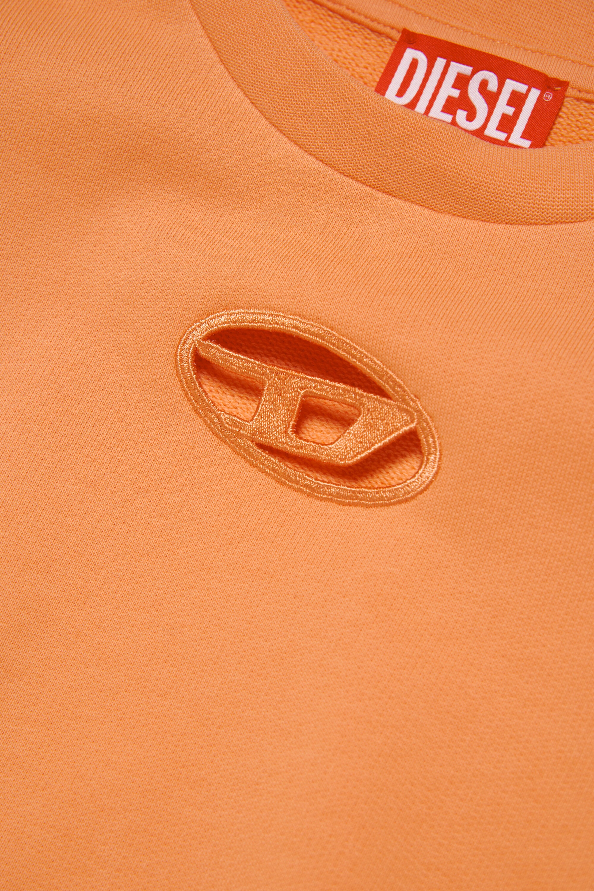 Oval D branded crew-neck sweatshirt