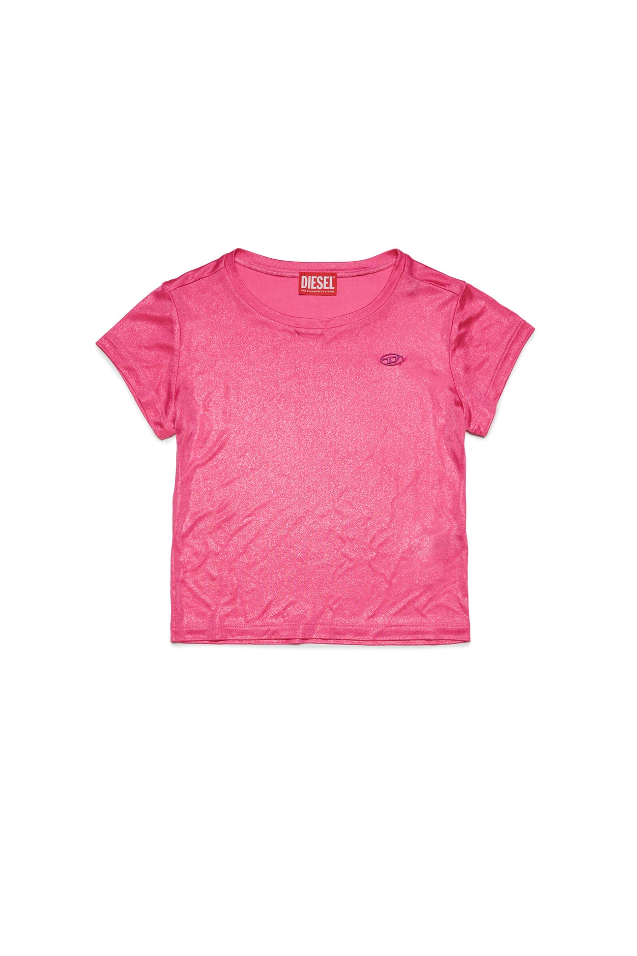 T-shirt con placca Oval D 