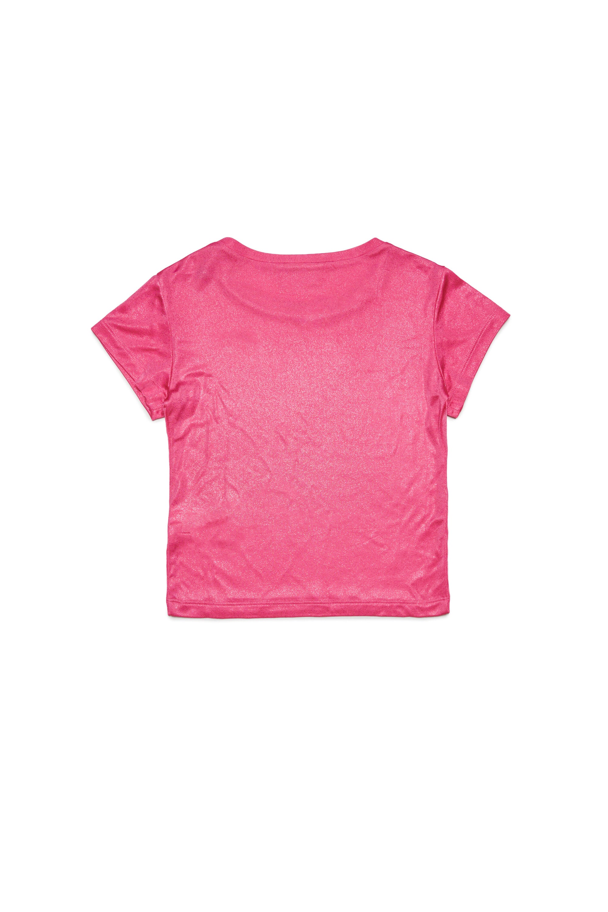 T-shirt con placca Oval D
