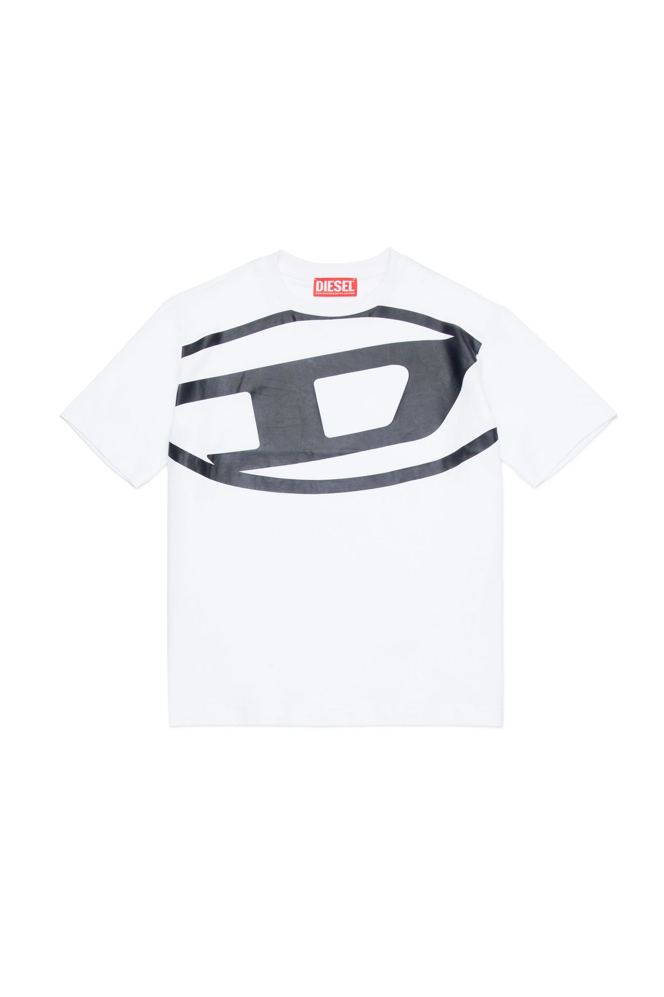 T-shirt con logo oval D 