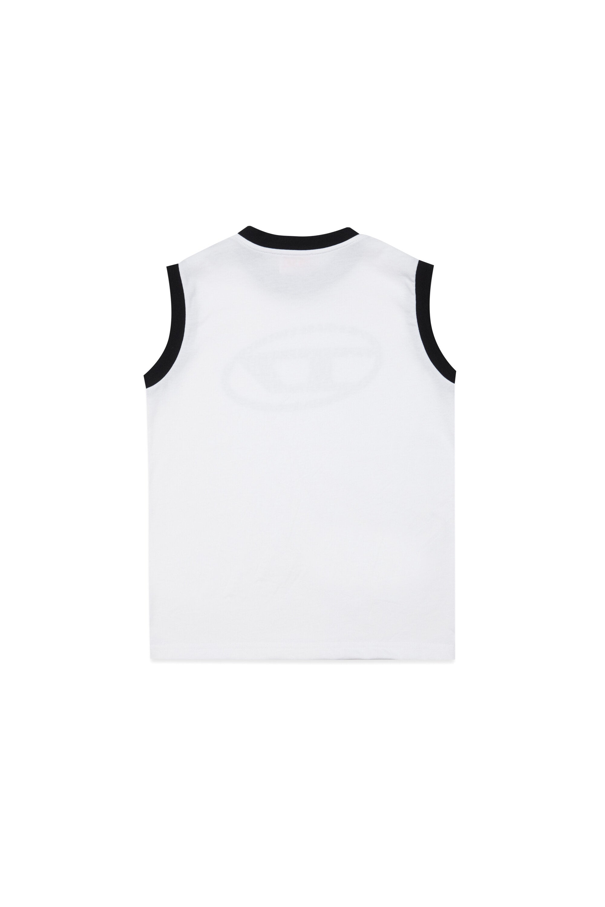 Camiseta sin mangas con logotipo Oval D