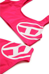 Costume bikini con logo oval D