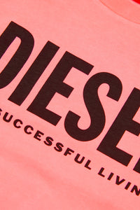 T-shirt fluo con logo