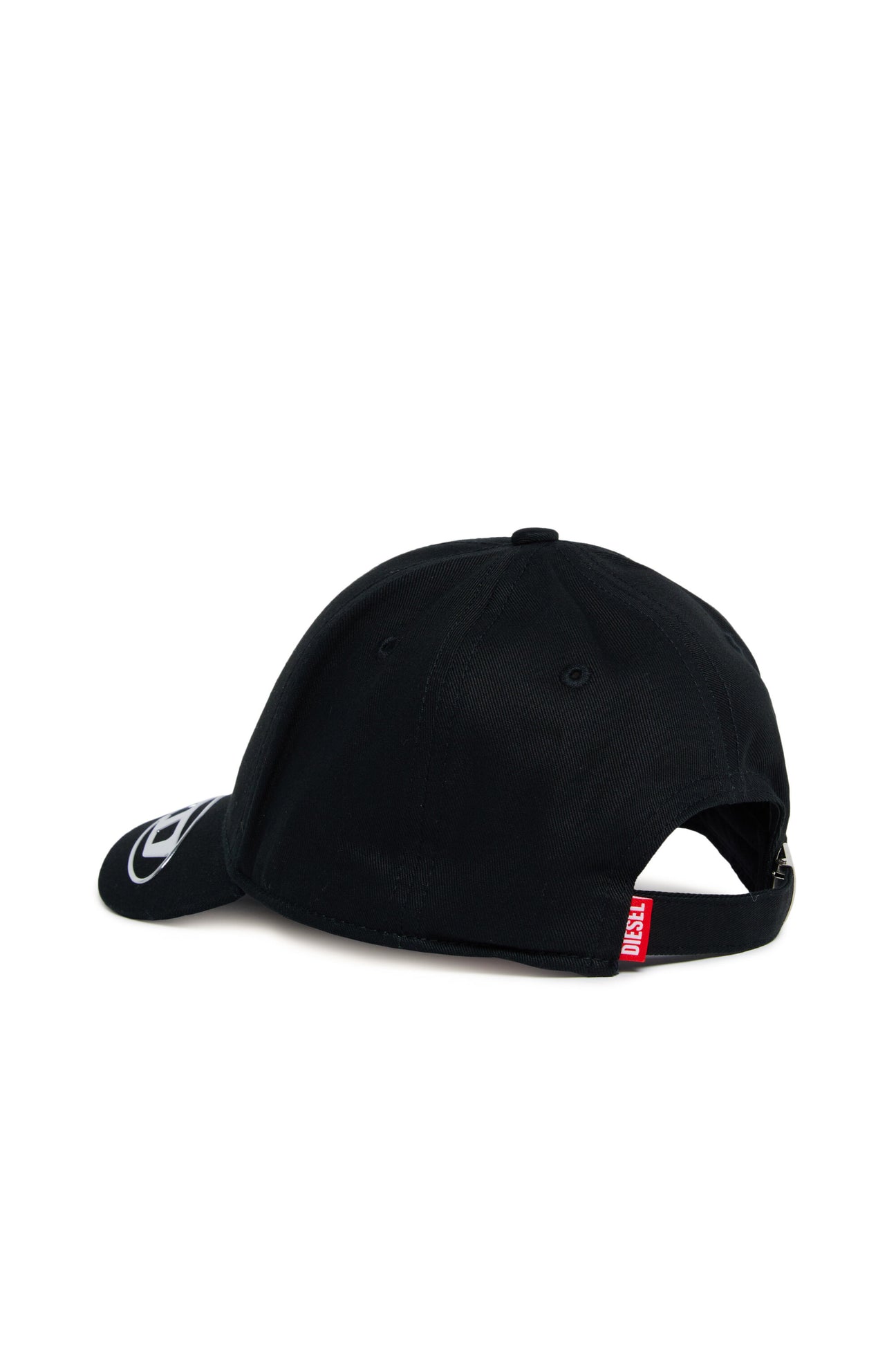 Cappello da baseball in gabardina con logo oval D Cappello da baseball in gabardina con logo oval D