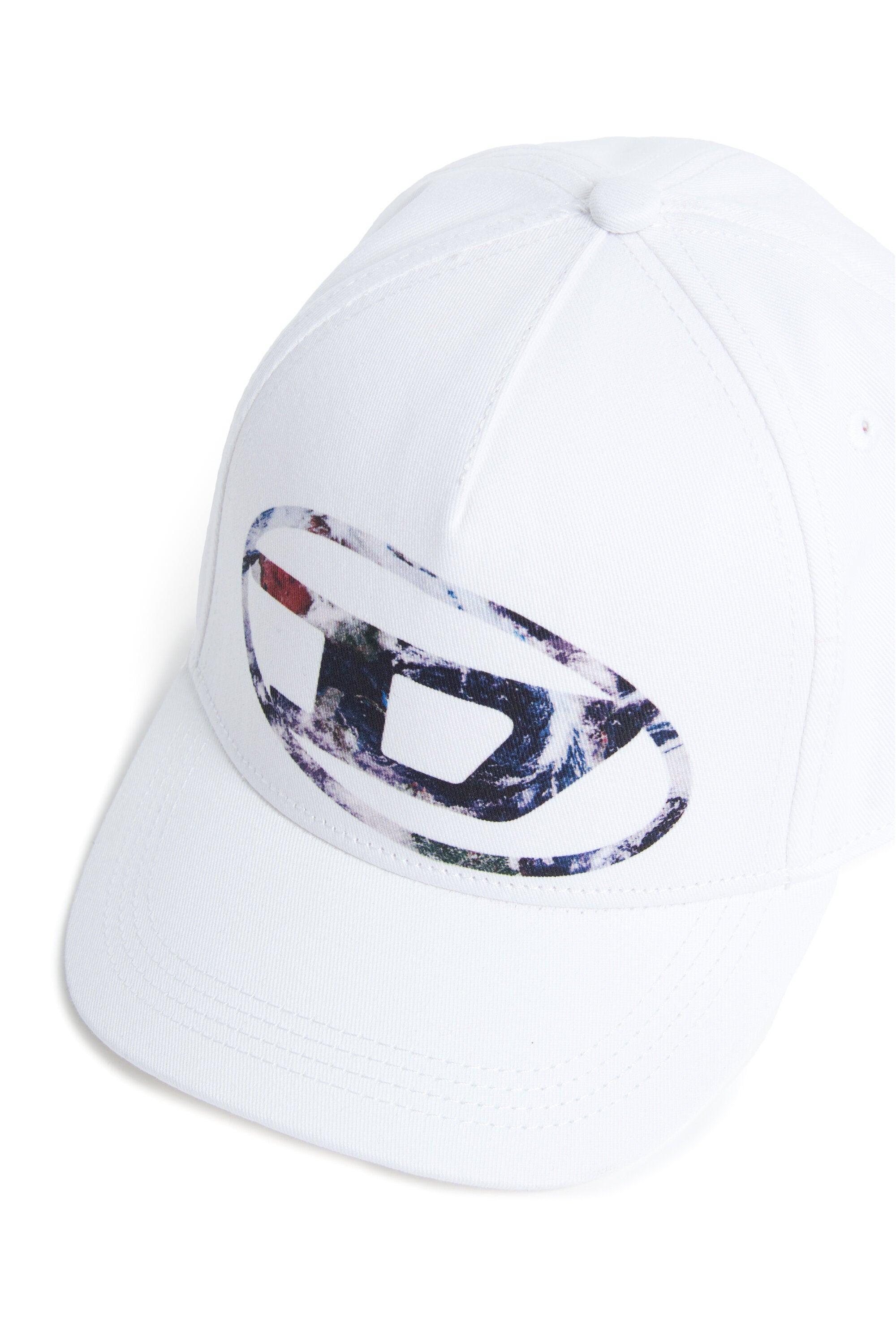 Cappello da baseball con logo oval D Planet Camou