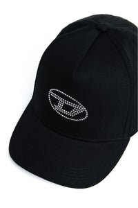Cappello da baseball con logo oval D studs