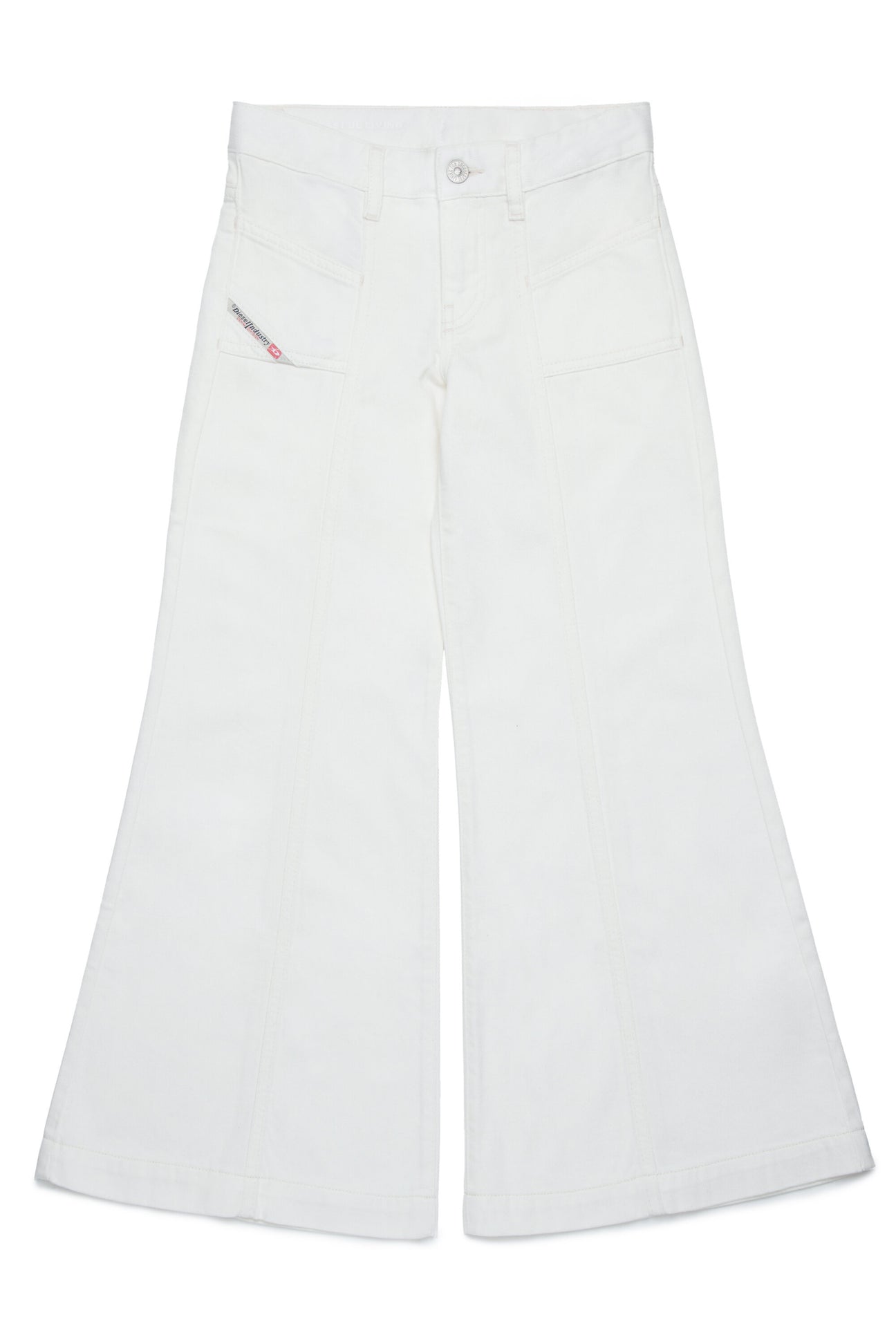 Jeans flare bianco - D-Akii 