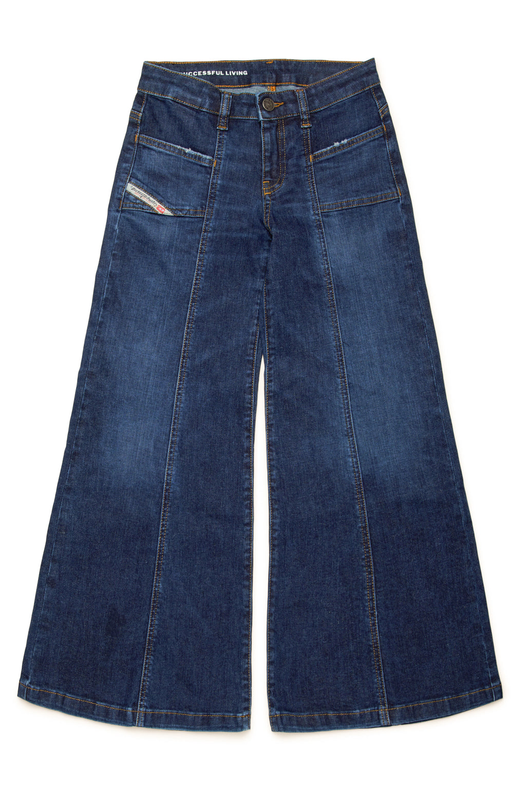 Jeans flare azul oscuro - D-Akii