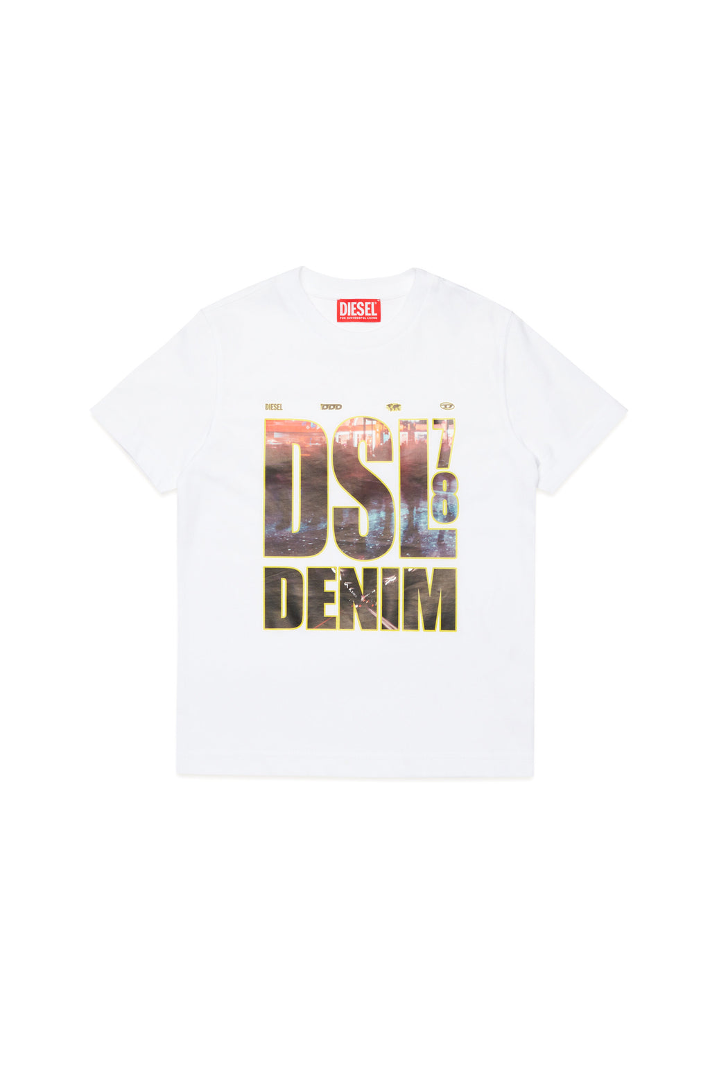 T-shirt with DSL78 Denim print