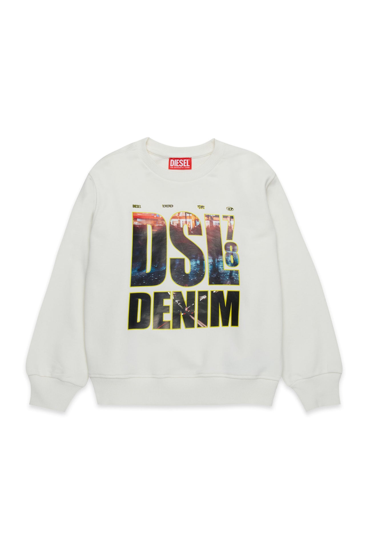 Sudadera de cuello redondo con estampado DSL78 Denim 