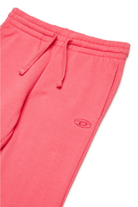 Pantaloni bootcut in felpa con logo oval D