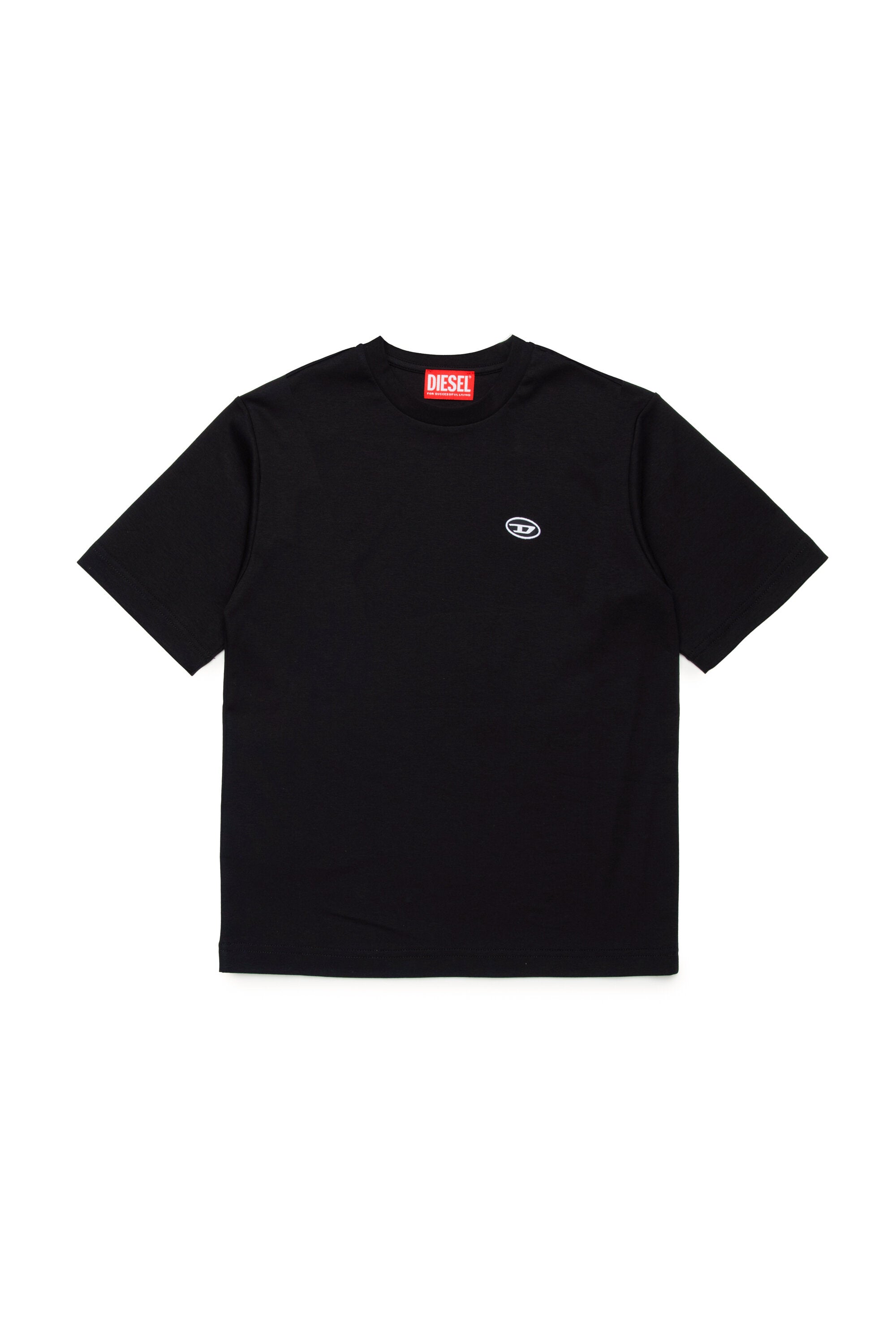 T-shirt with oval D patch