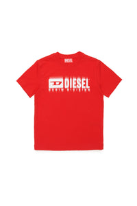 T-shirt con logo degradé