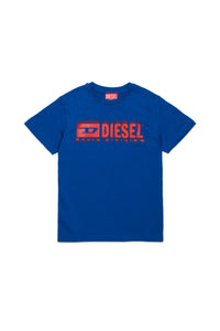 T-shirt con logo degradé