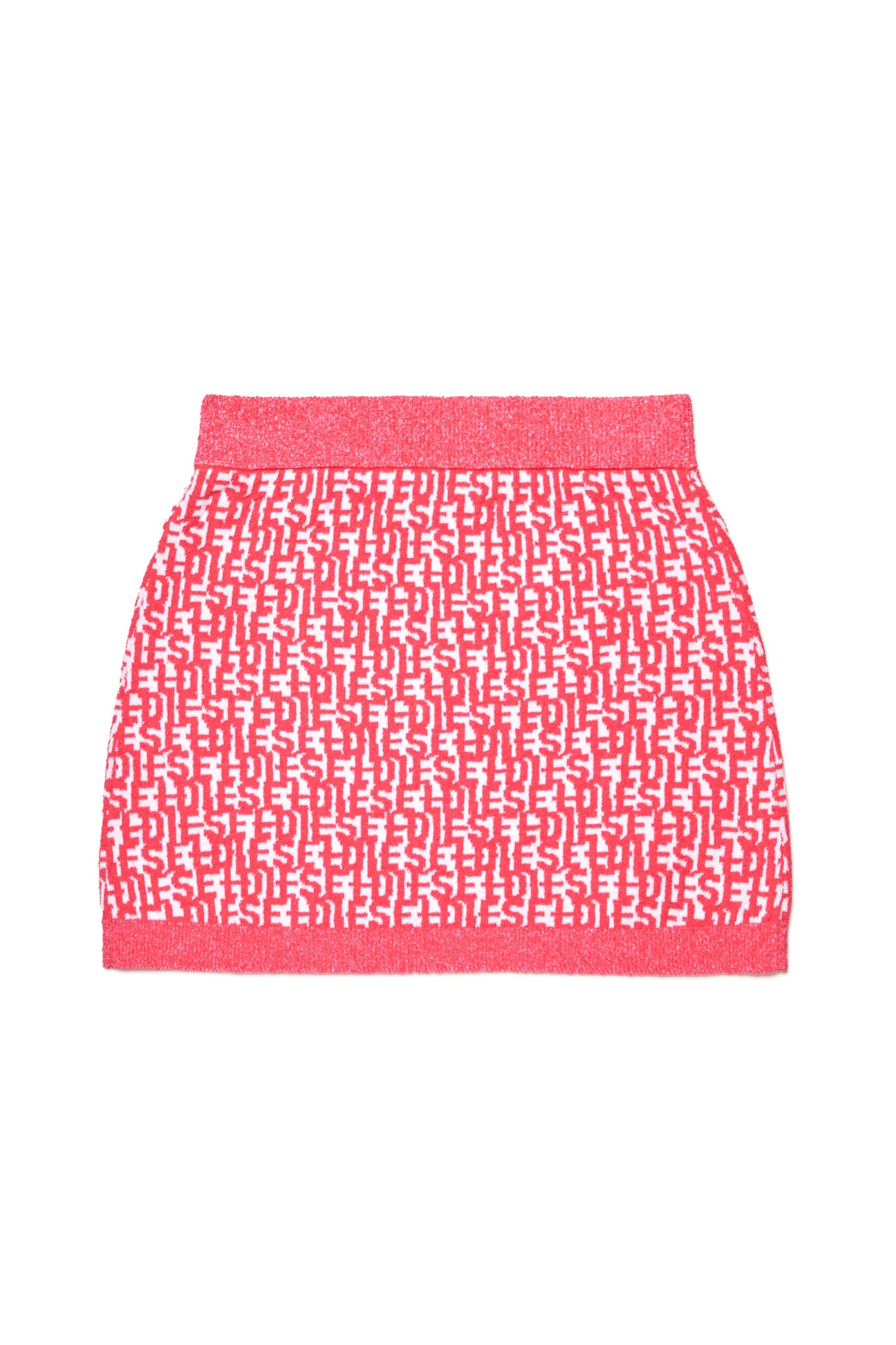 All-over monogram knitted skirt All-over monogram knitted skirt
