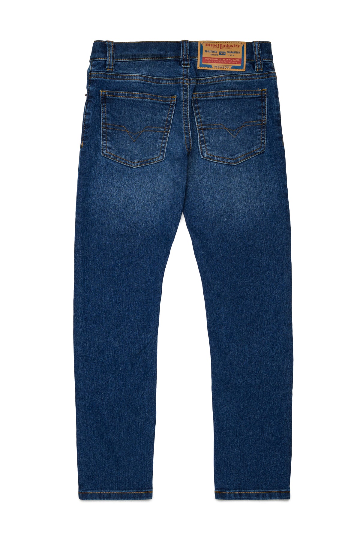 Jeans slim fit azul medio