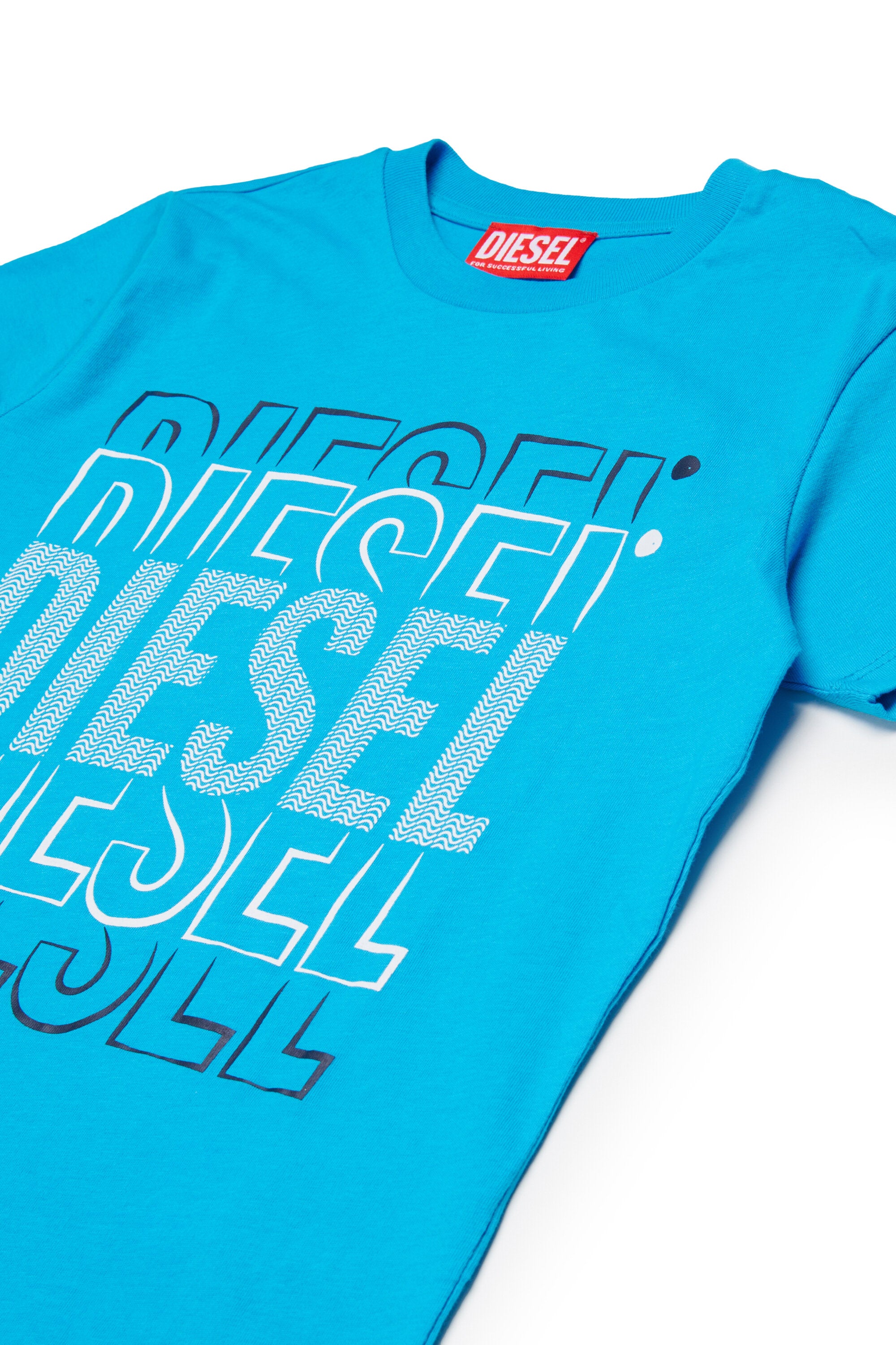 T-shirt in jersey con logo