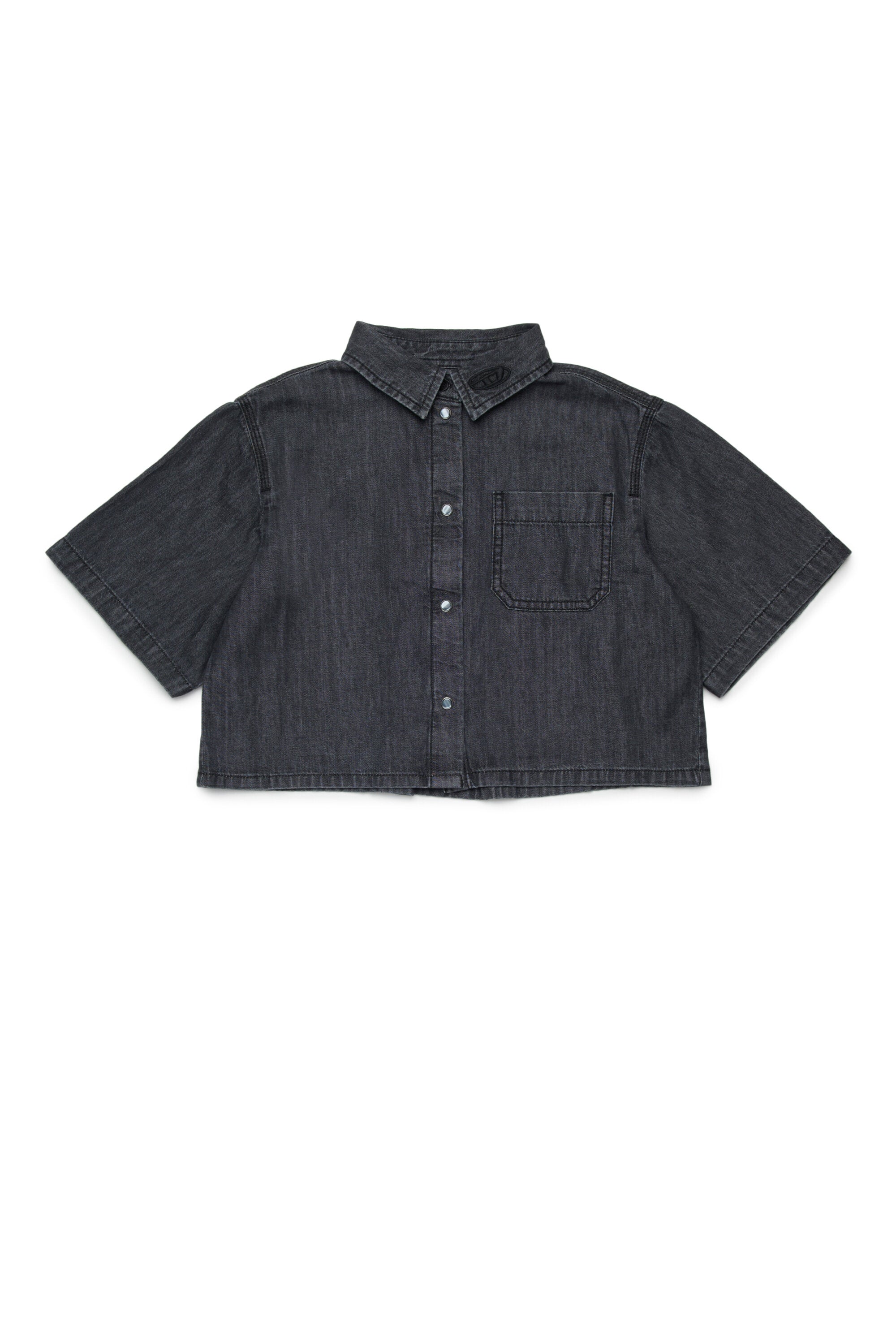 Chemise à manches courtes avec logo