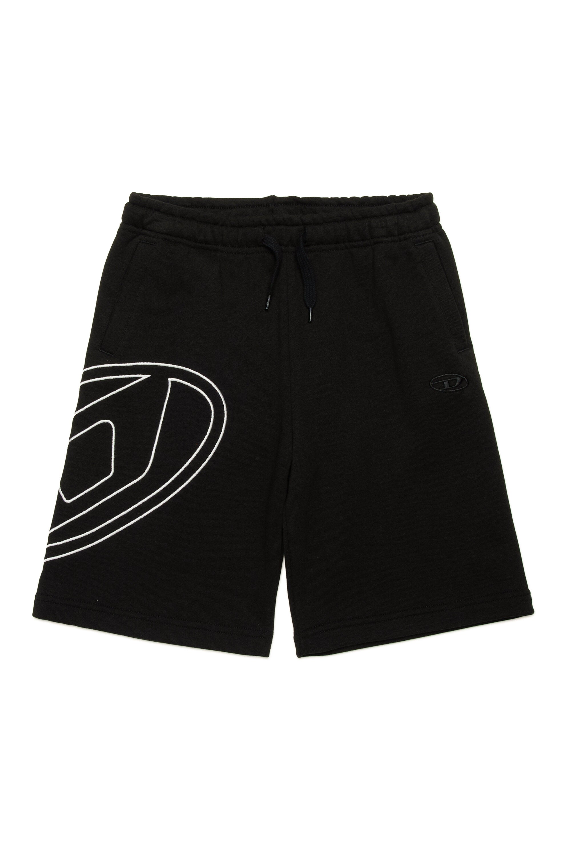 Short en polaire avec maxi logo Oval D
