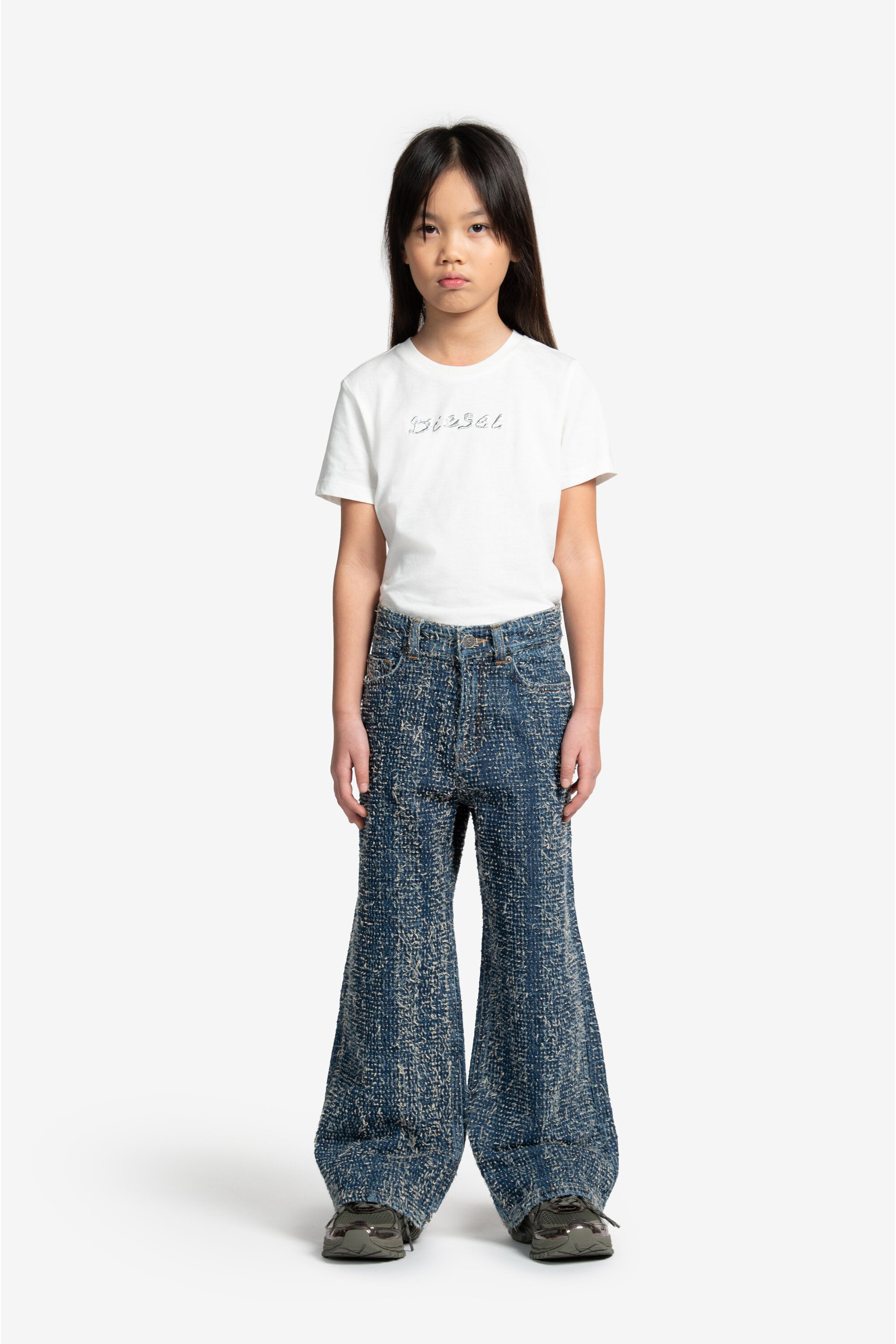 Vaqueros relaxed efecto bouclé - D-Argjx