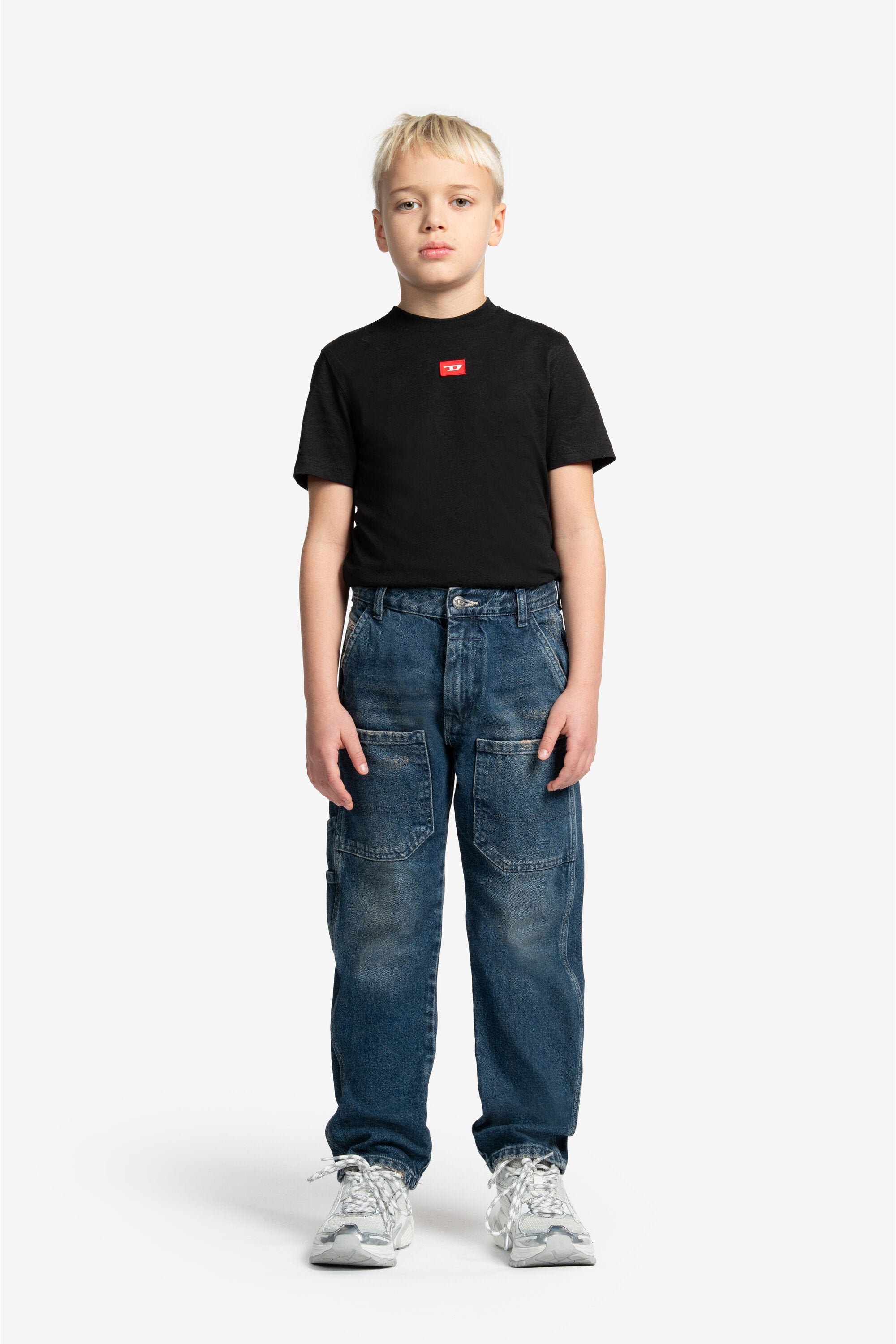 DIESEL blue D-Berr regular jeans for boys | BRAVE KID