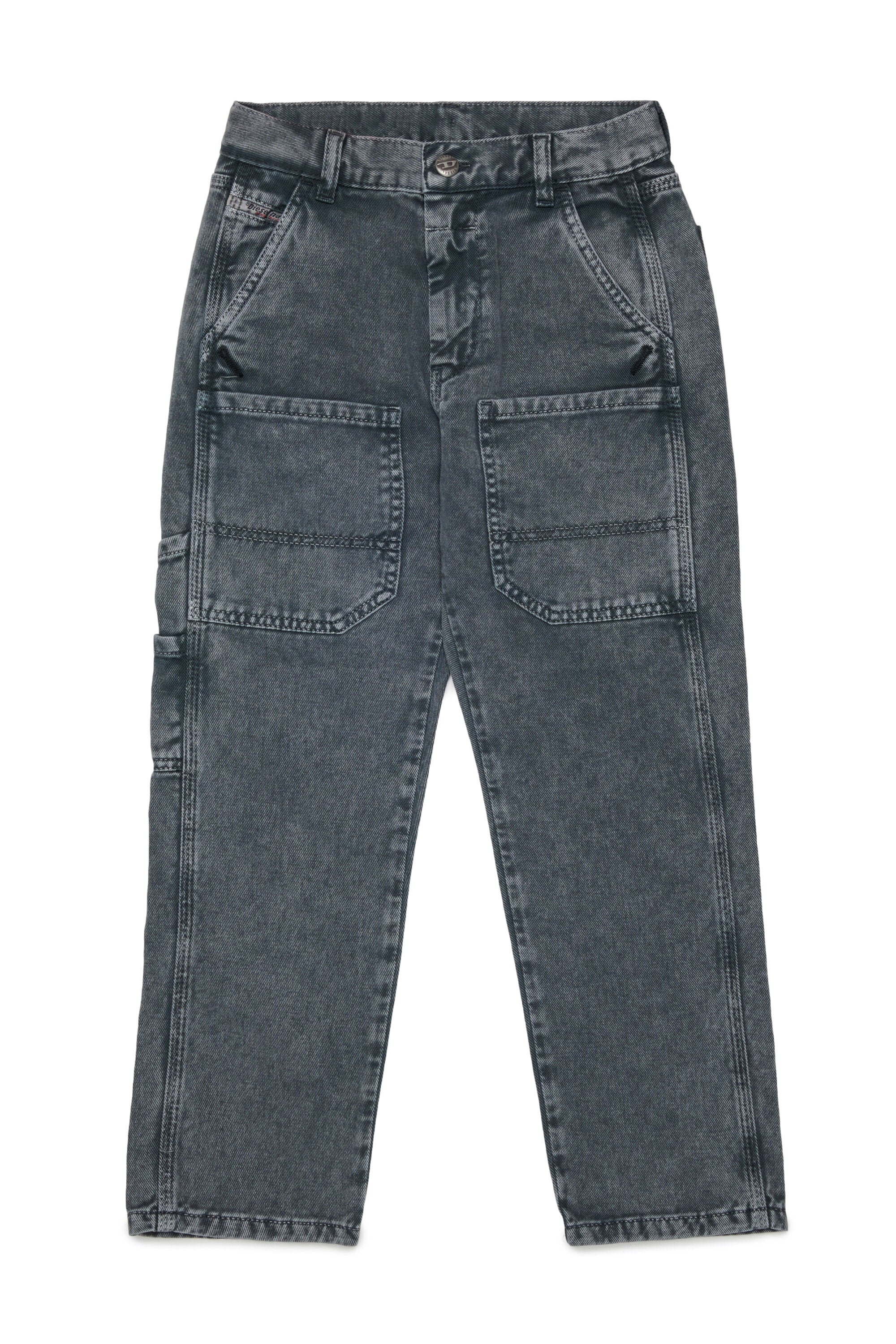 Jeans mit Regular-Passform und Washed-Effekt - D-Berr