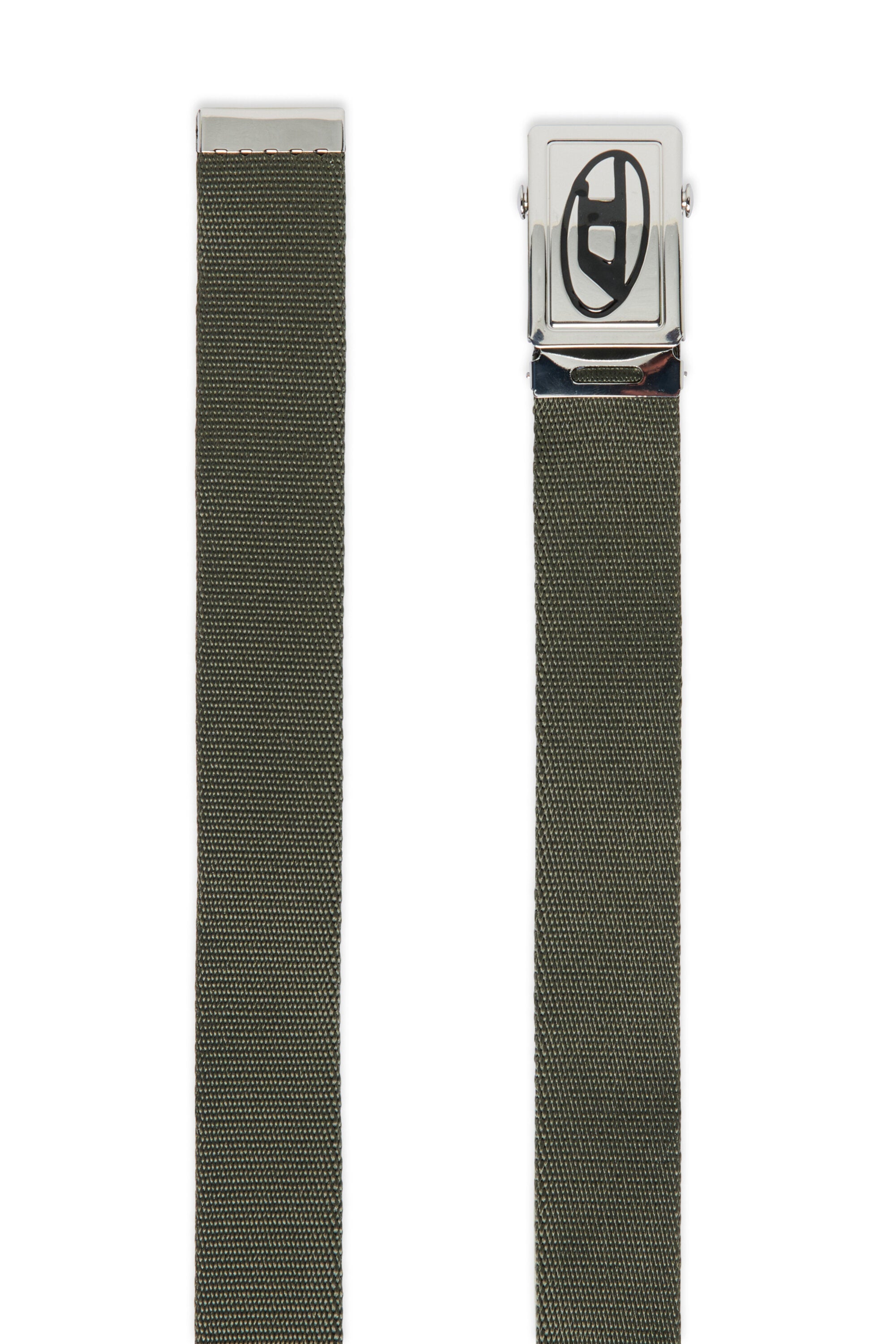 DIESEL boy's canvas belt branded with logo | BRAVE KID