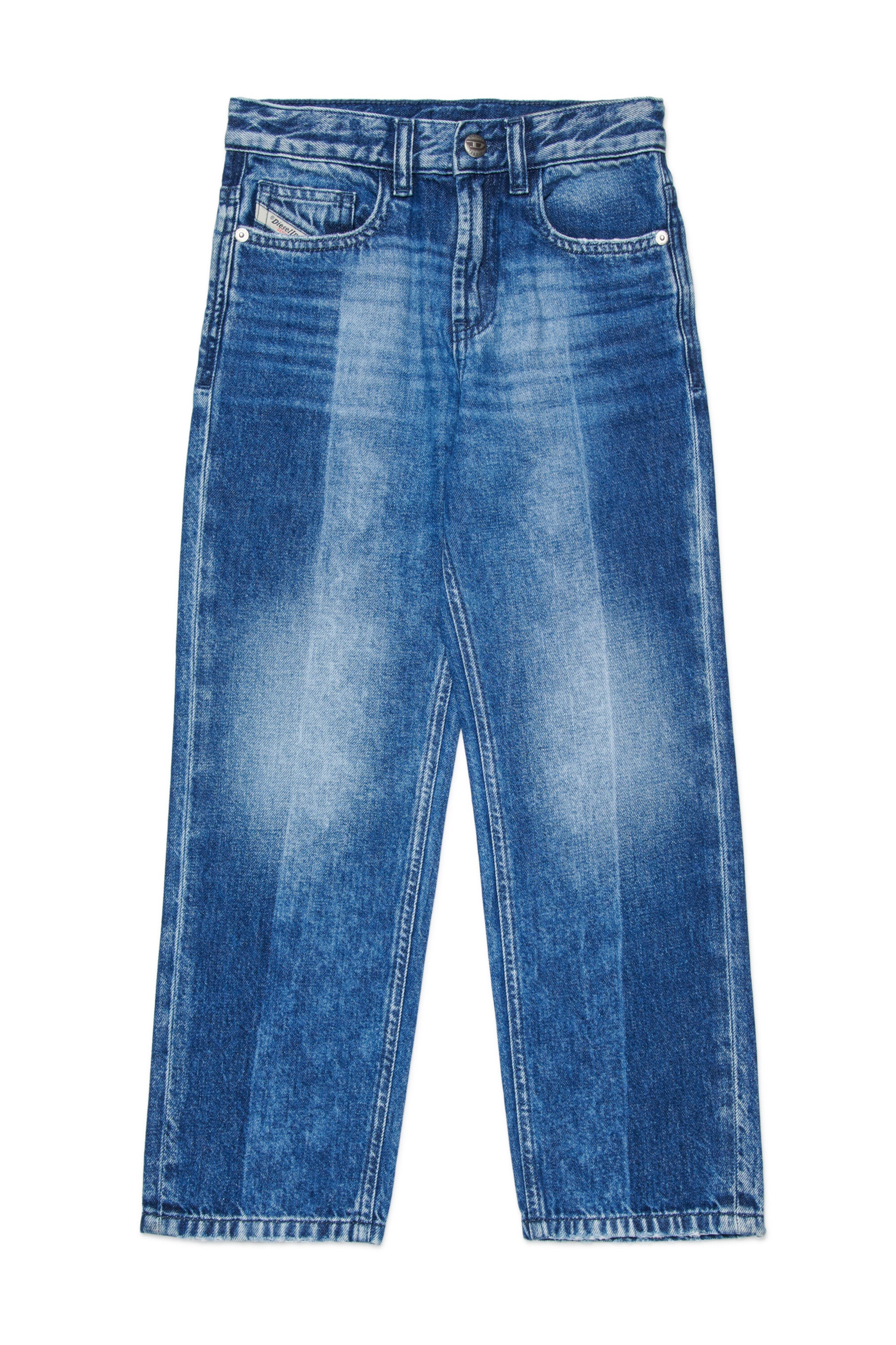 Jean coupe décontractée lavage bleu clair - D-Maki