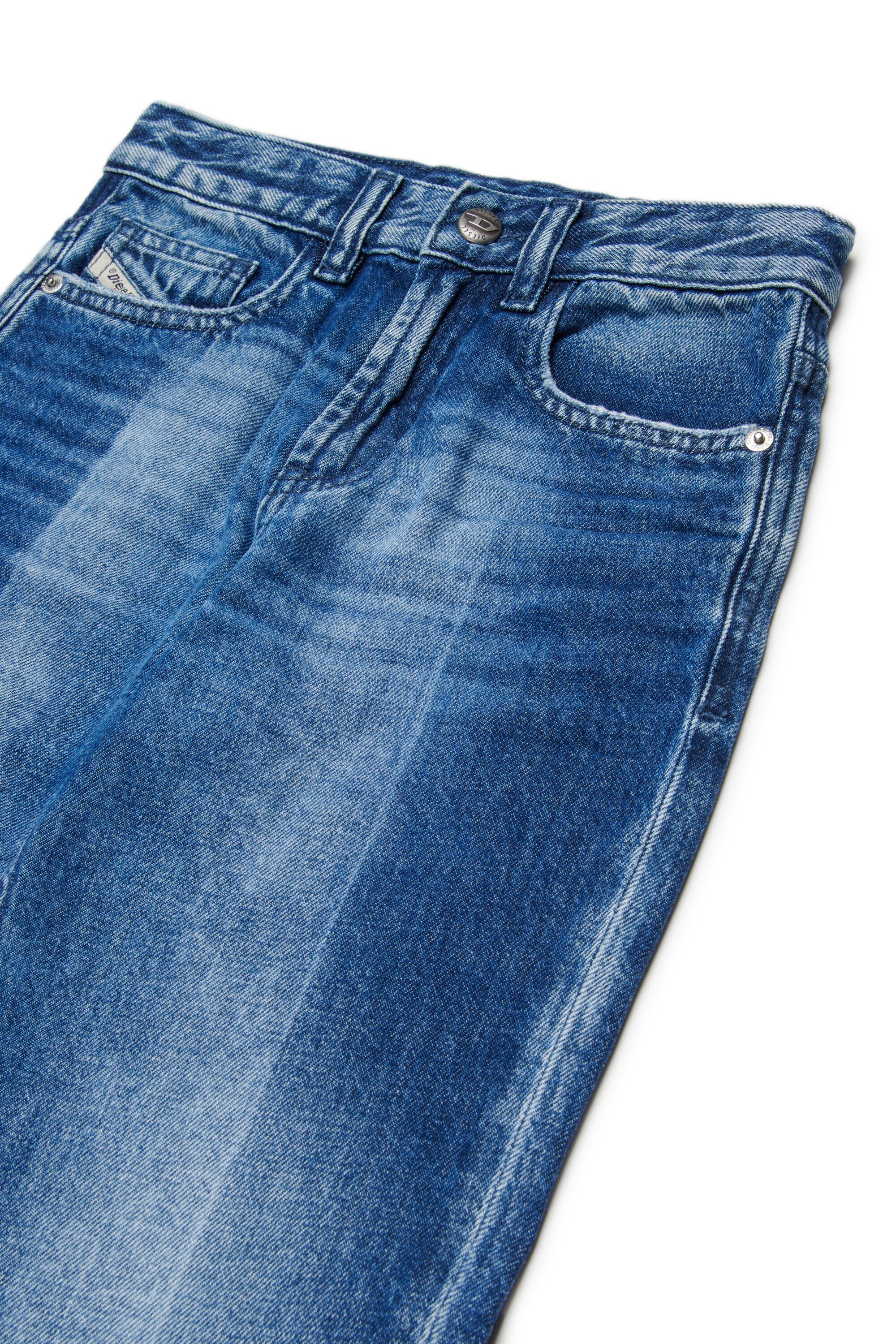 Jean coupe décontractée lavage bleu clair - D-Maki
