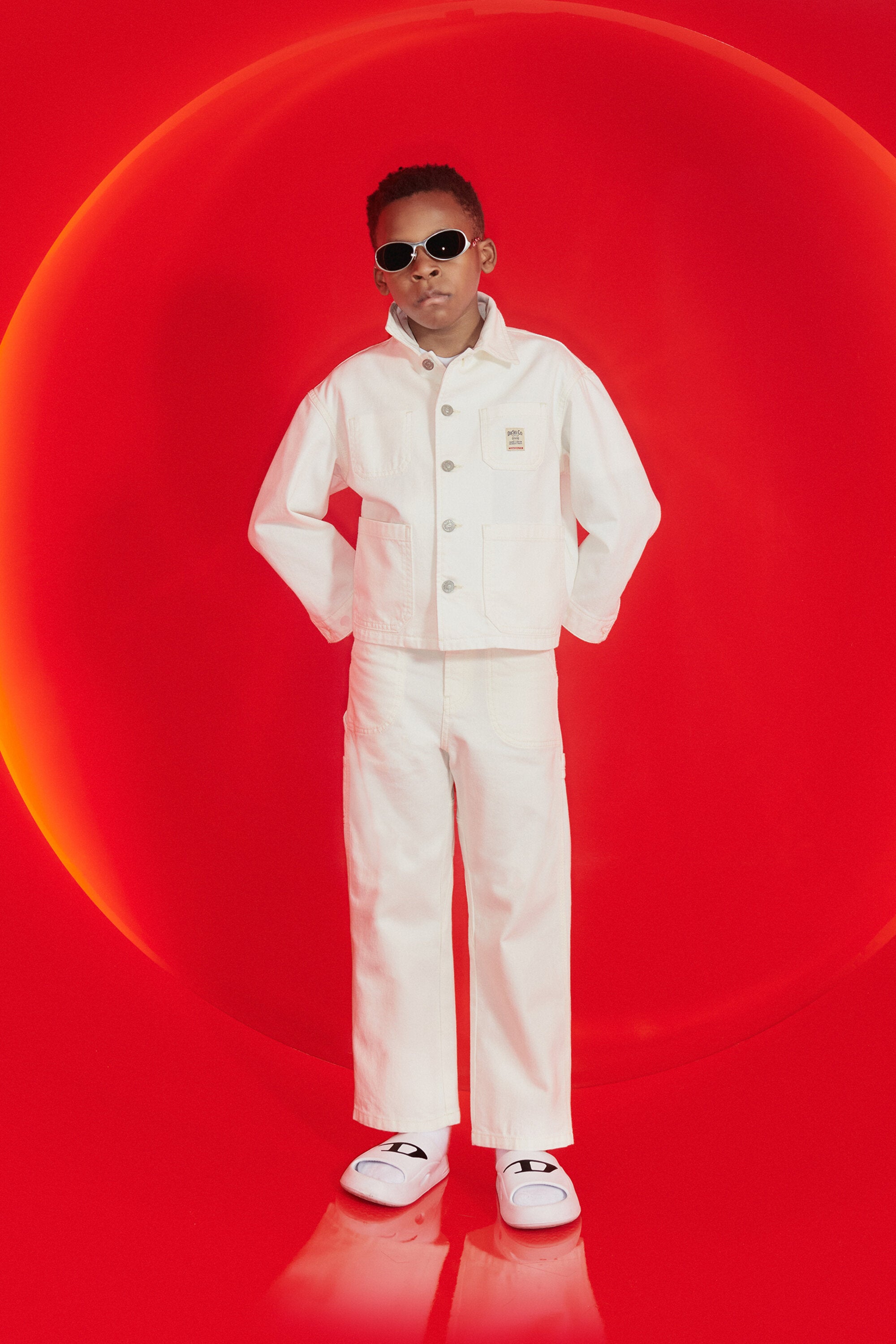 Jean coupe décontractée blanc - D-Bart