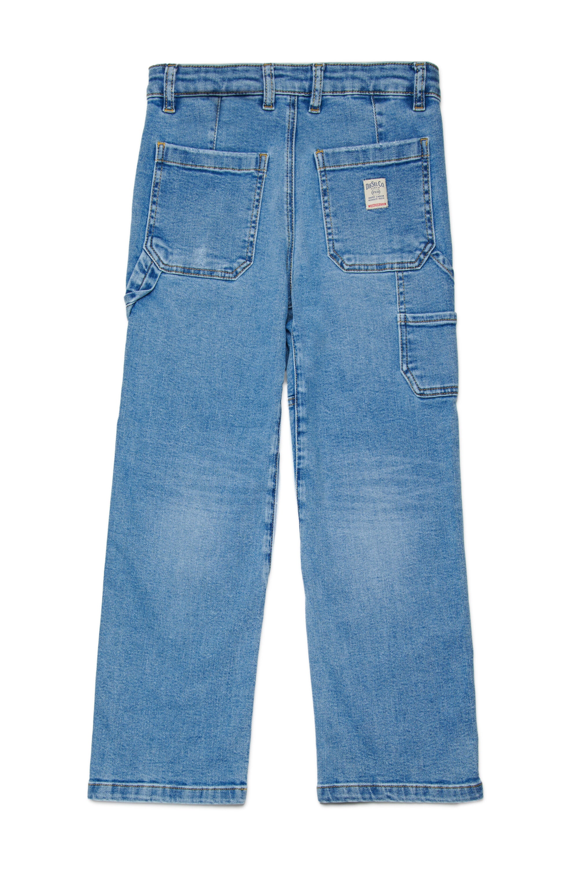 Jeans relaxed fit lavaggio blu chiaro - D-Bart