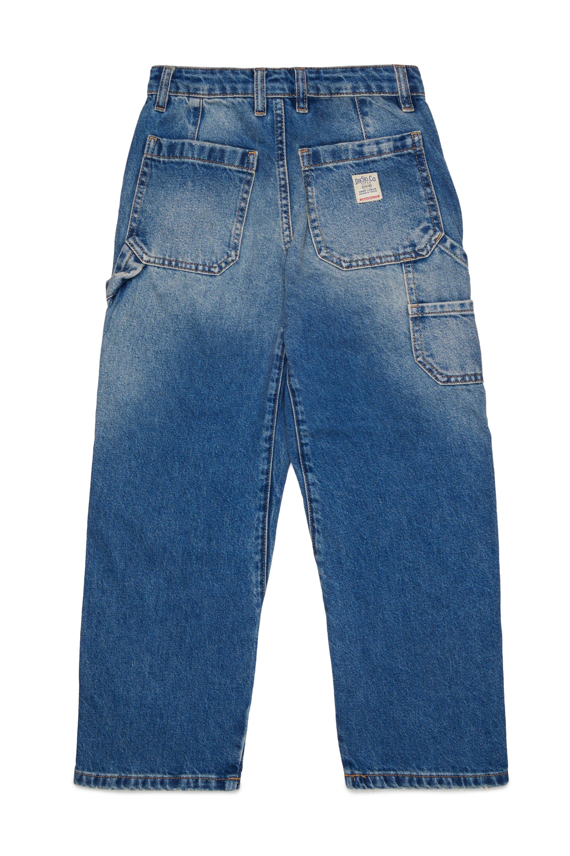 Relaxed fit jeans in medium blue wash - D-Bart