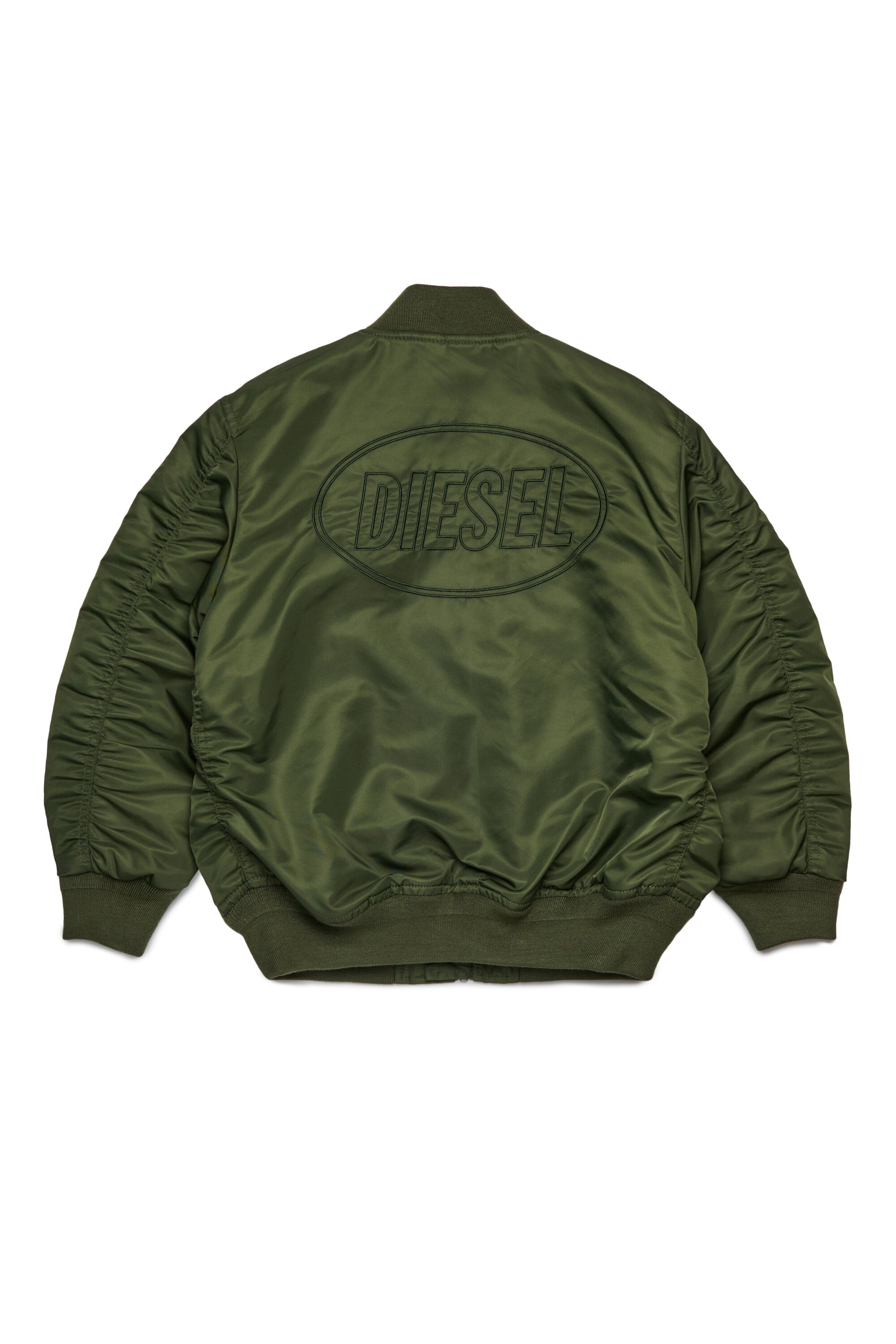 DIESEL boy's bomber jacket with maxi logo | BRAVE KID