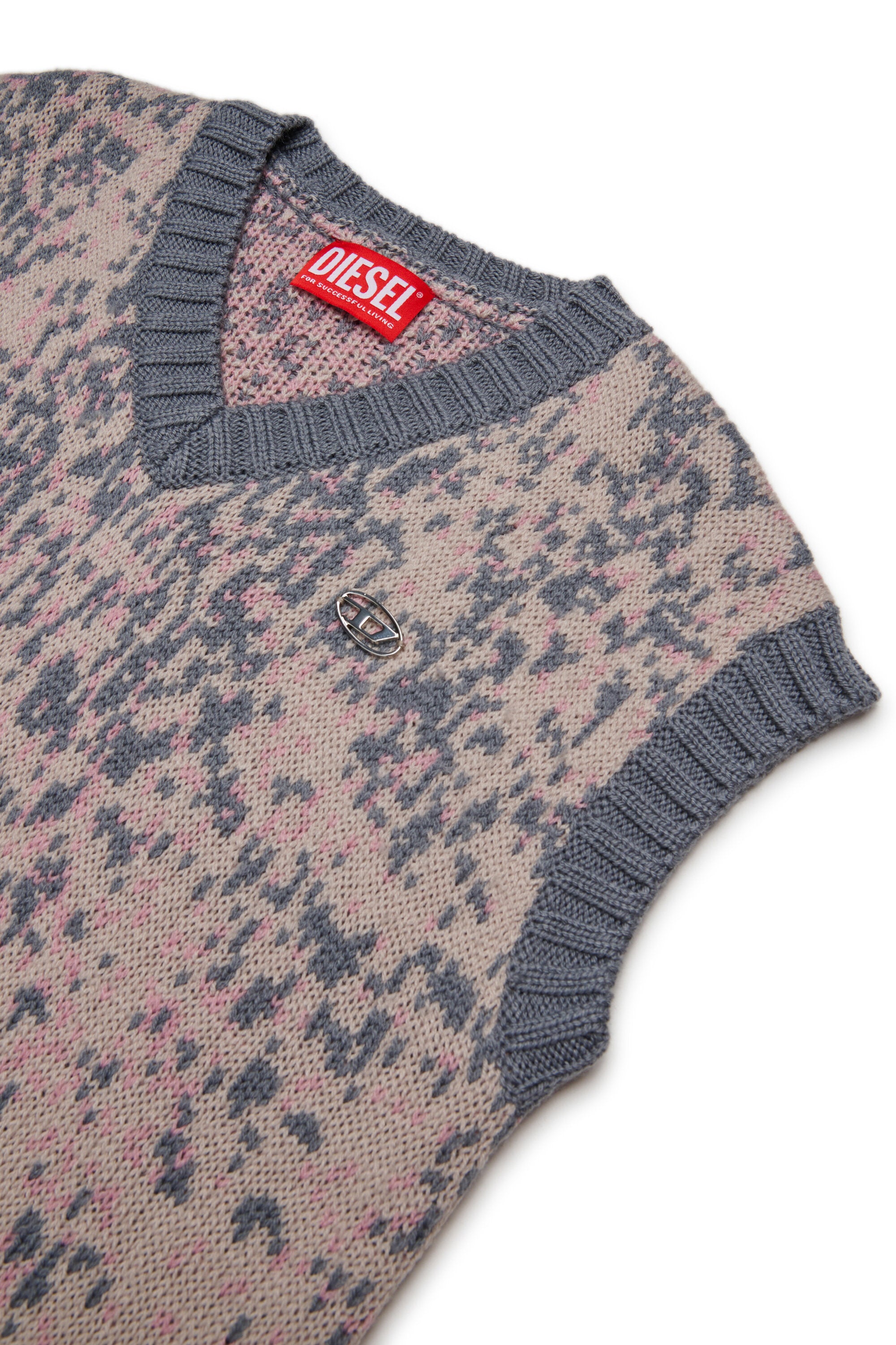 Acid Rain - Robe sans manches en tricot allover