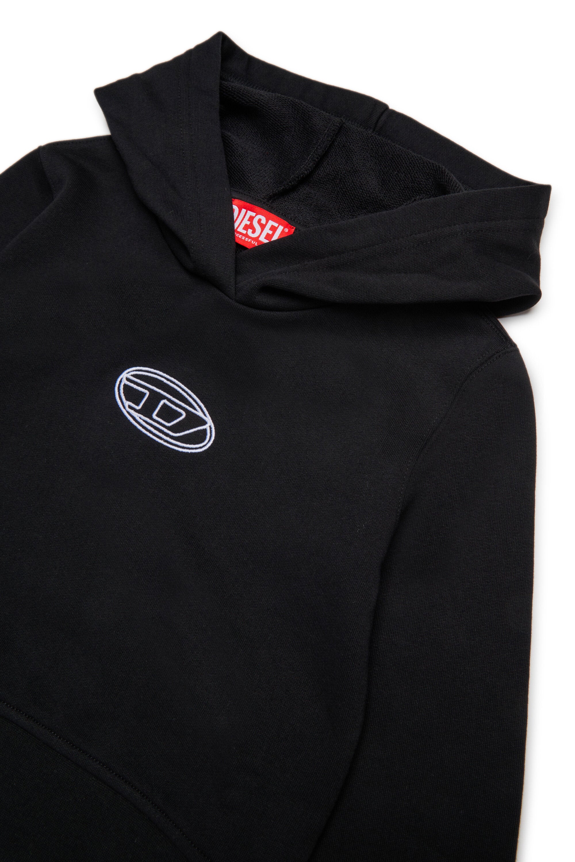 Sudadera con capucha y logotipo Oval D