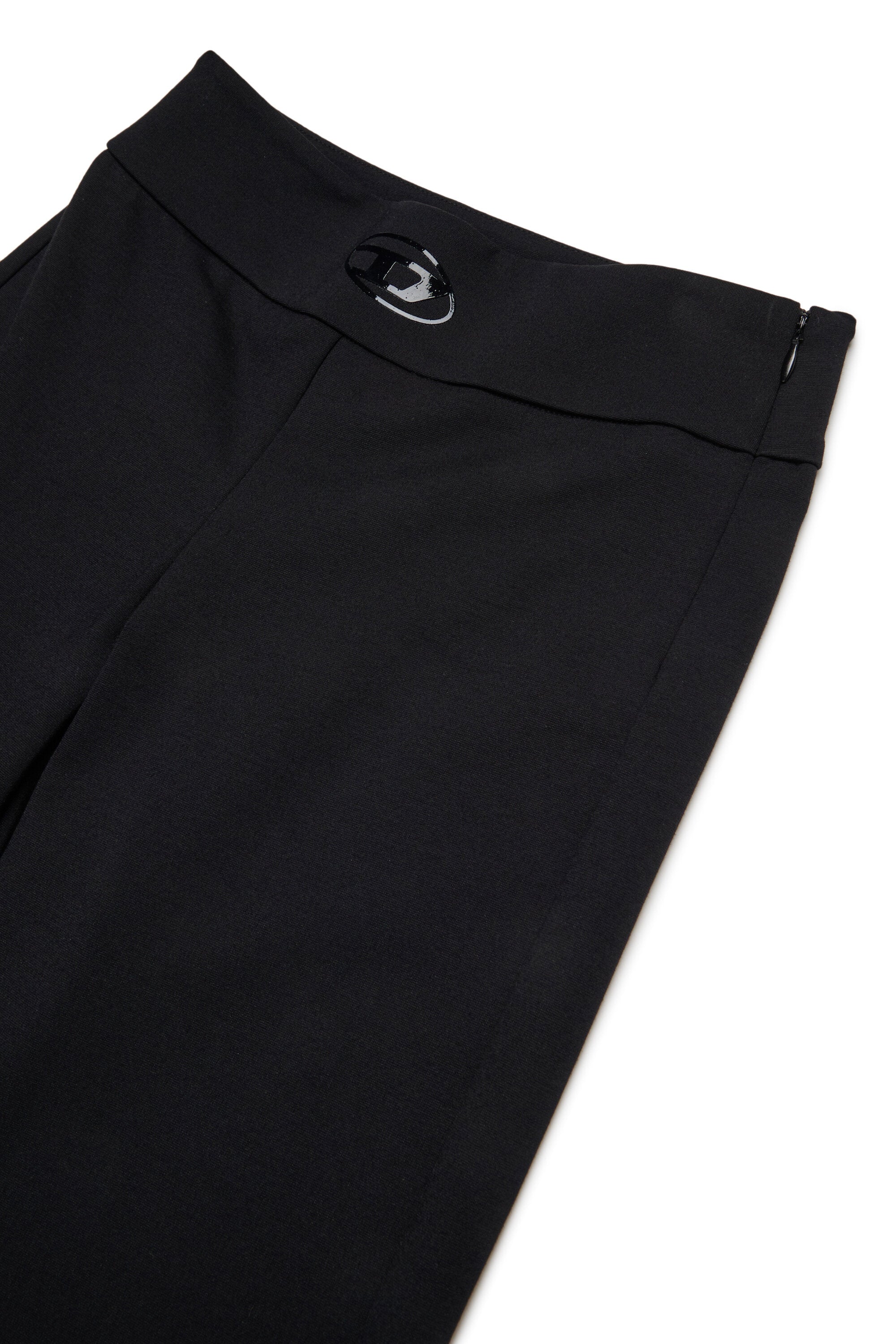 Pantaloni wide leg in punto Milano