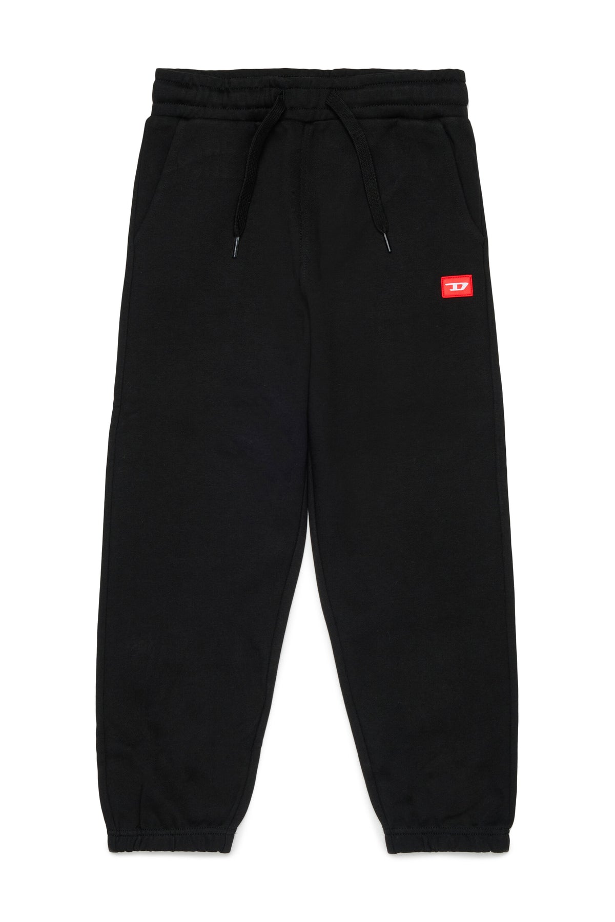 Pantaloni jogger con patch D rossa