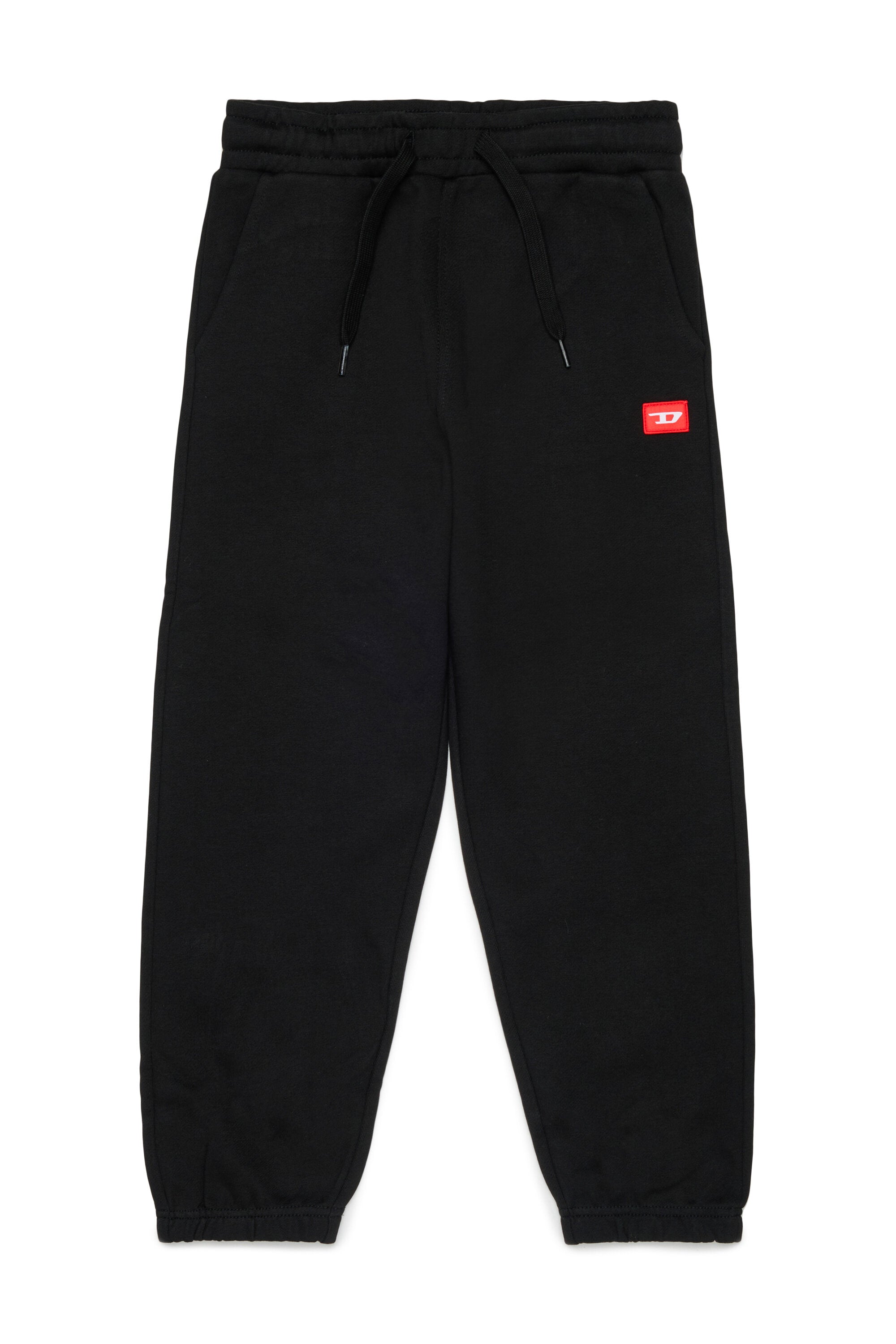 Pantaloni jogger con patch D rossa