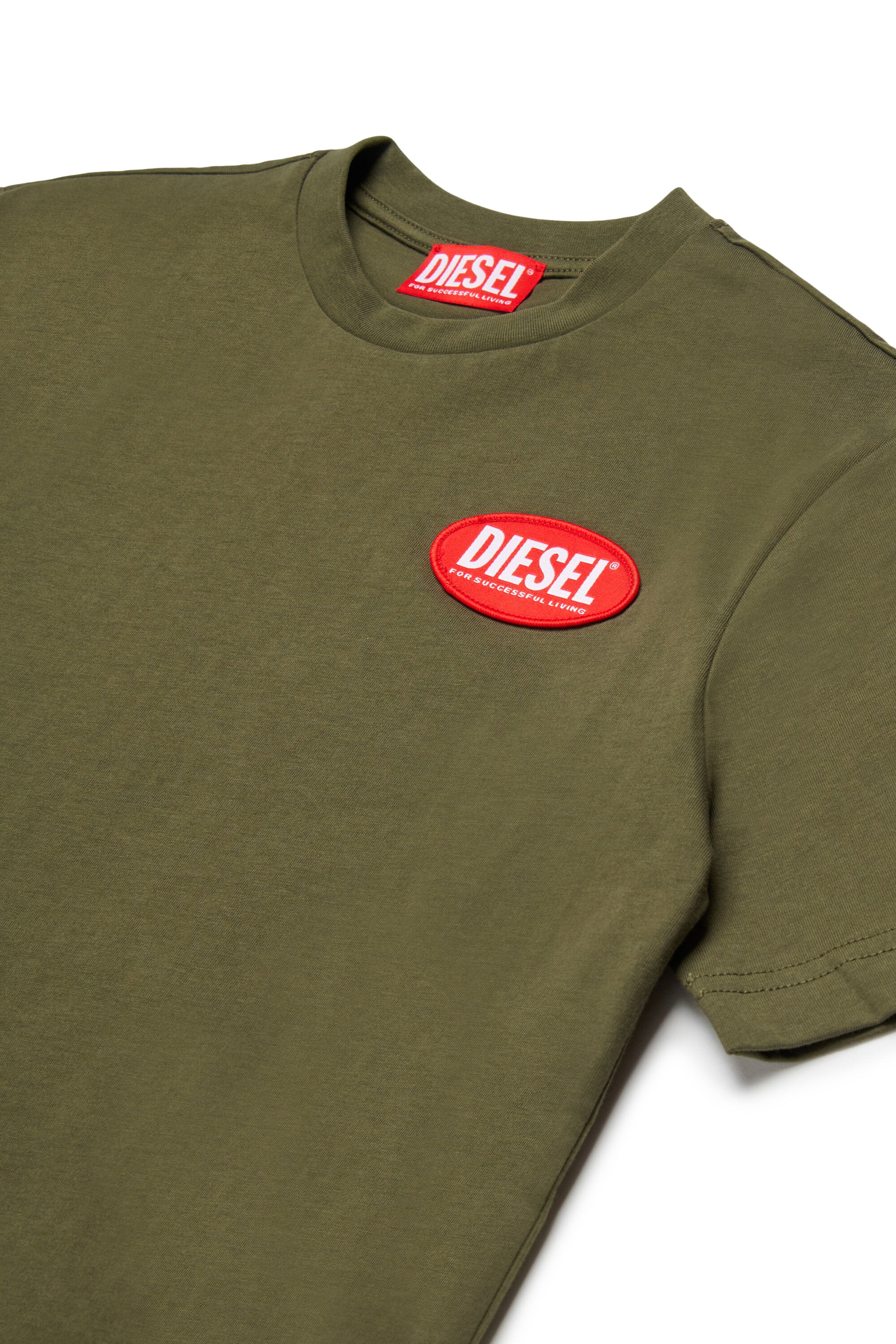 Diesel Oval Label Jersey-T-Shirt