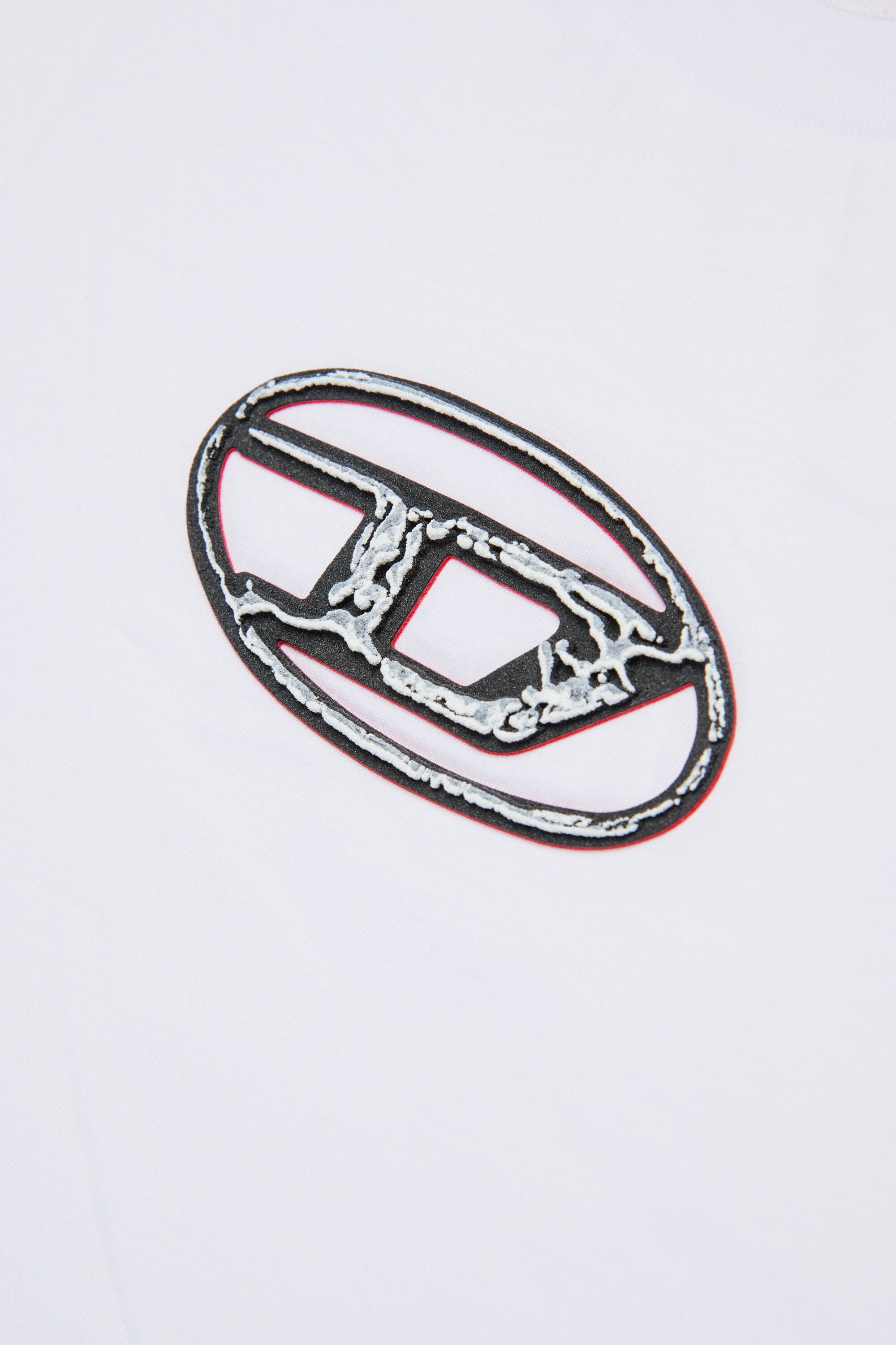 Camiseta de jersey con logotipo Oval D de varias capas