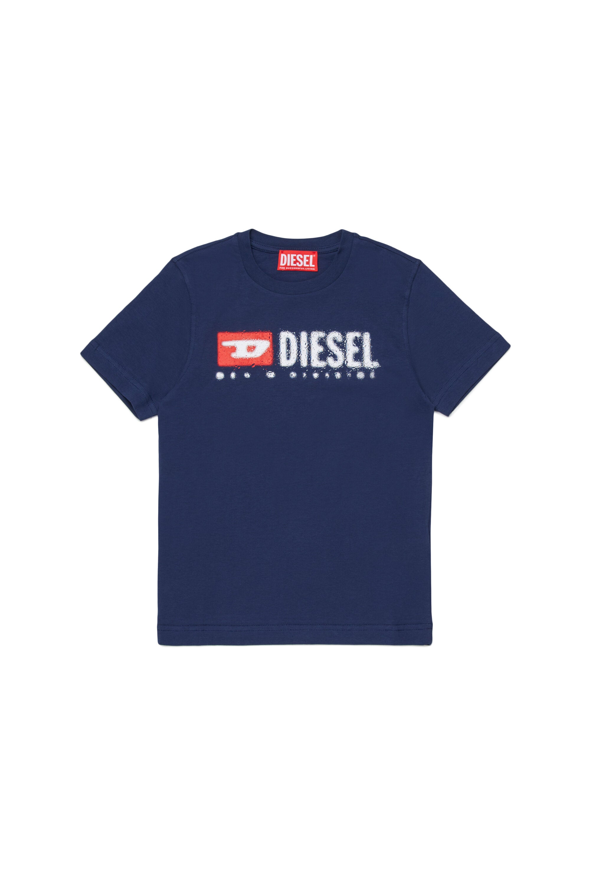 Diesel Denim Division Logo-T-Shirt aus Jersey