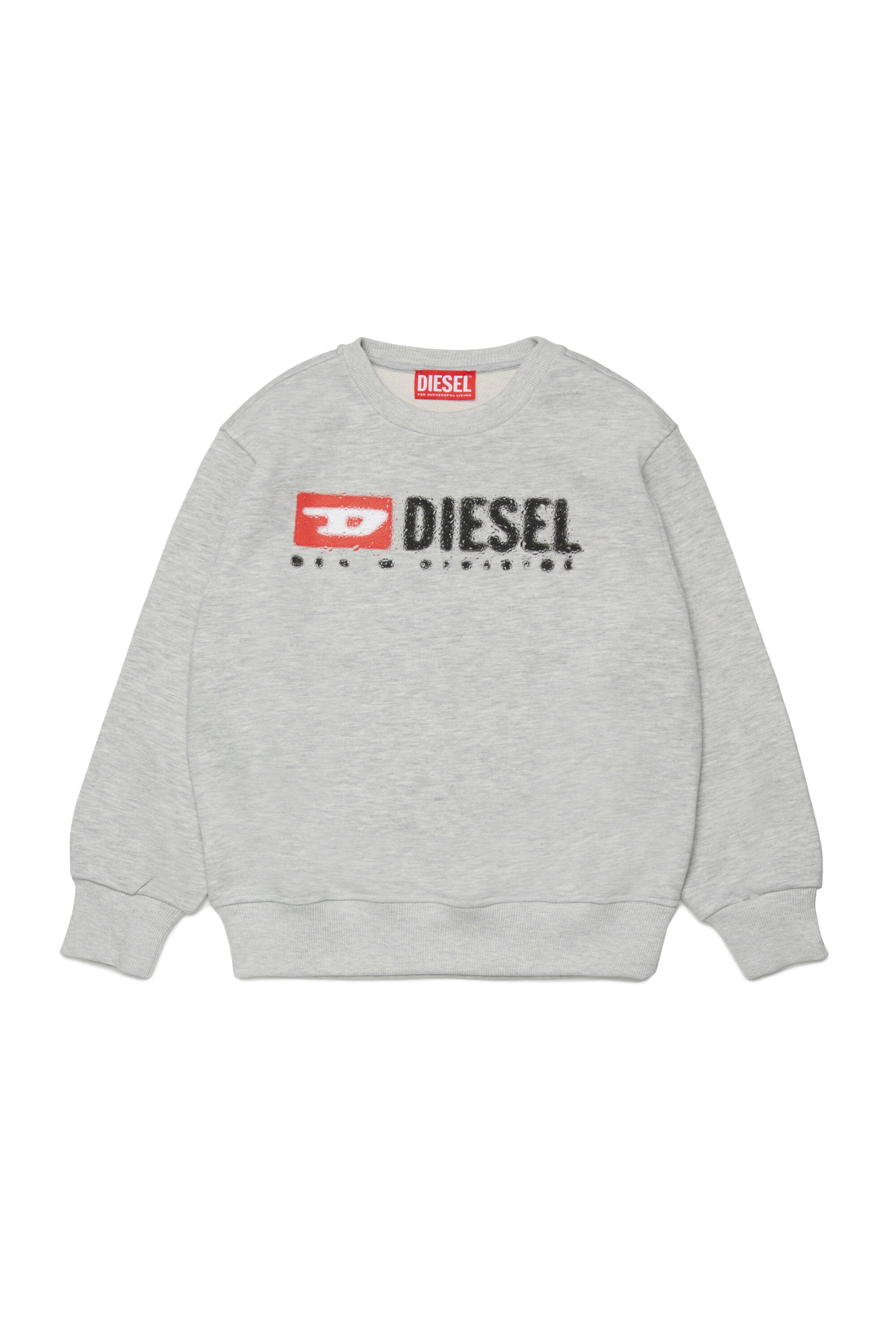 Sweat-shirt à col ras du cou avec logo Diesel Denim Division