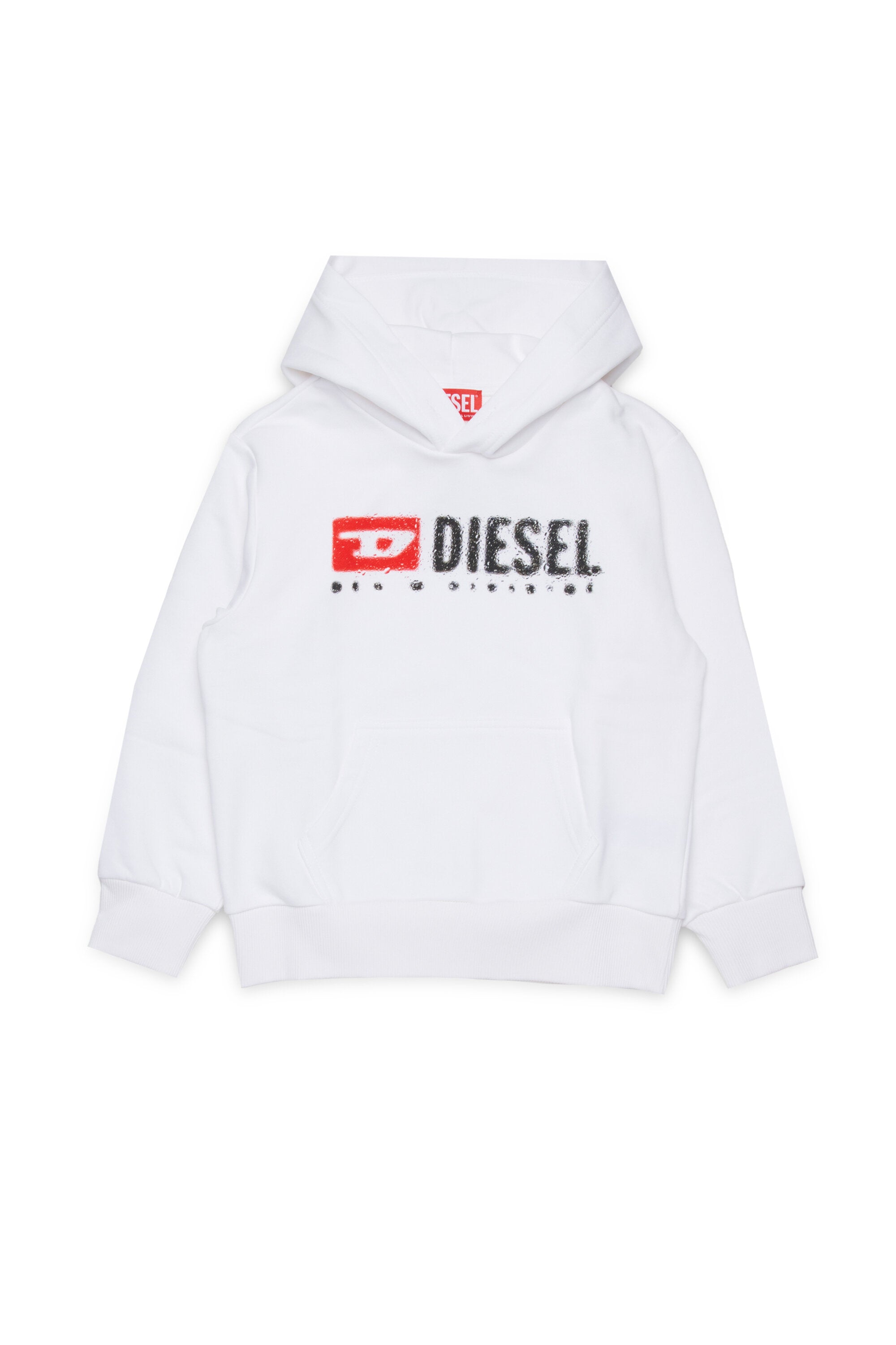 DIESEL boy's hooded sweatshirt with logo | BRAVE KID